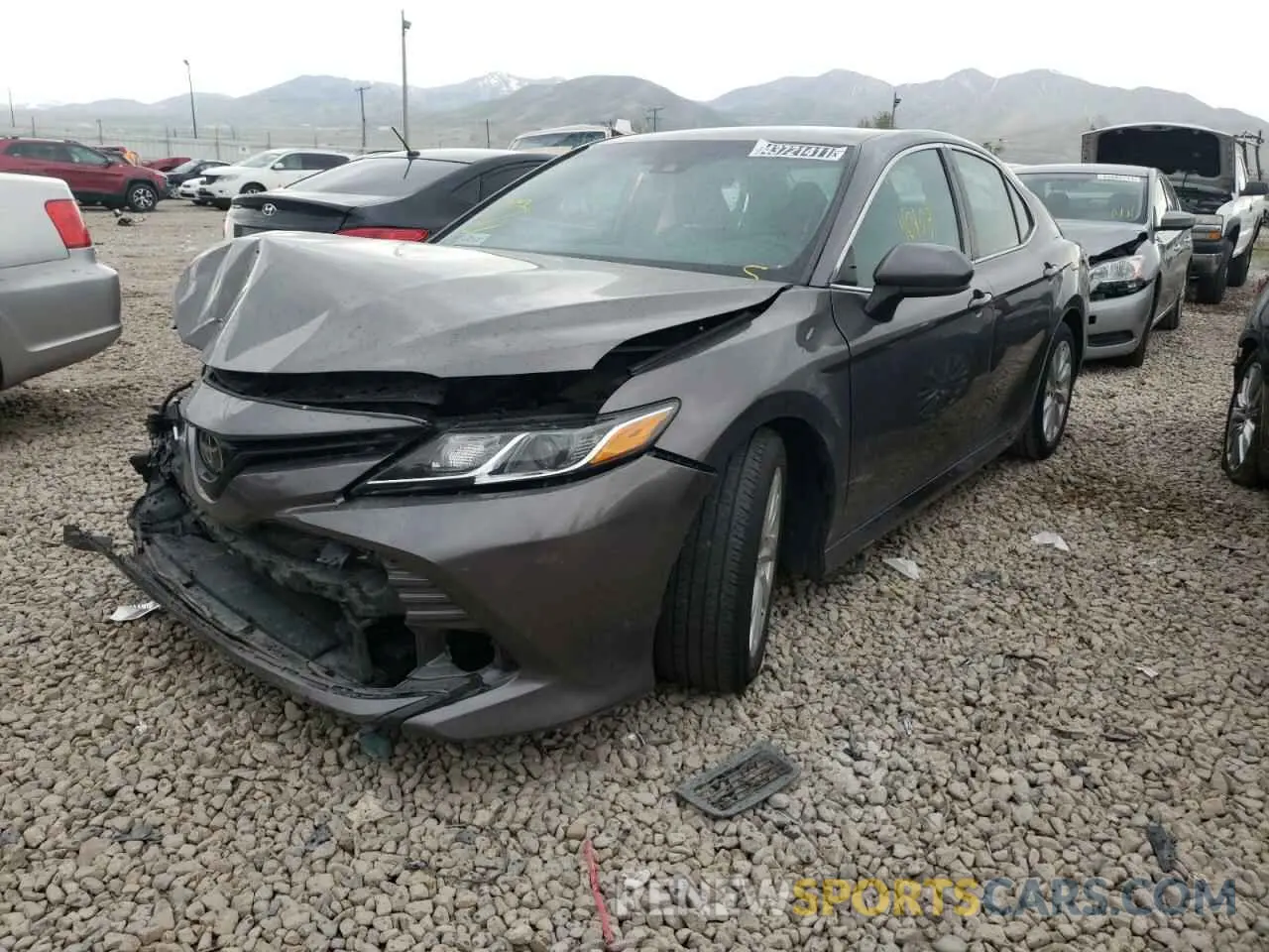 2 Photograph of a damaged car 4T1B11HK0KU194800 TOYOTA CAMRY 2019
