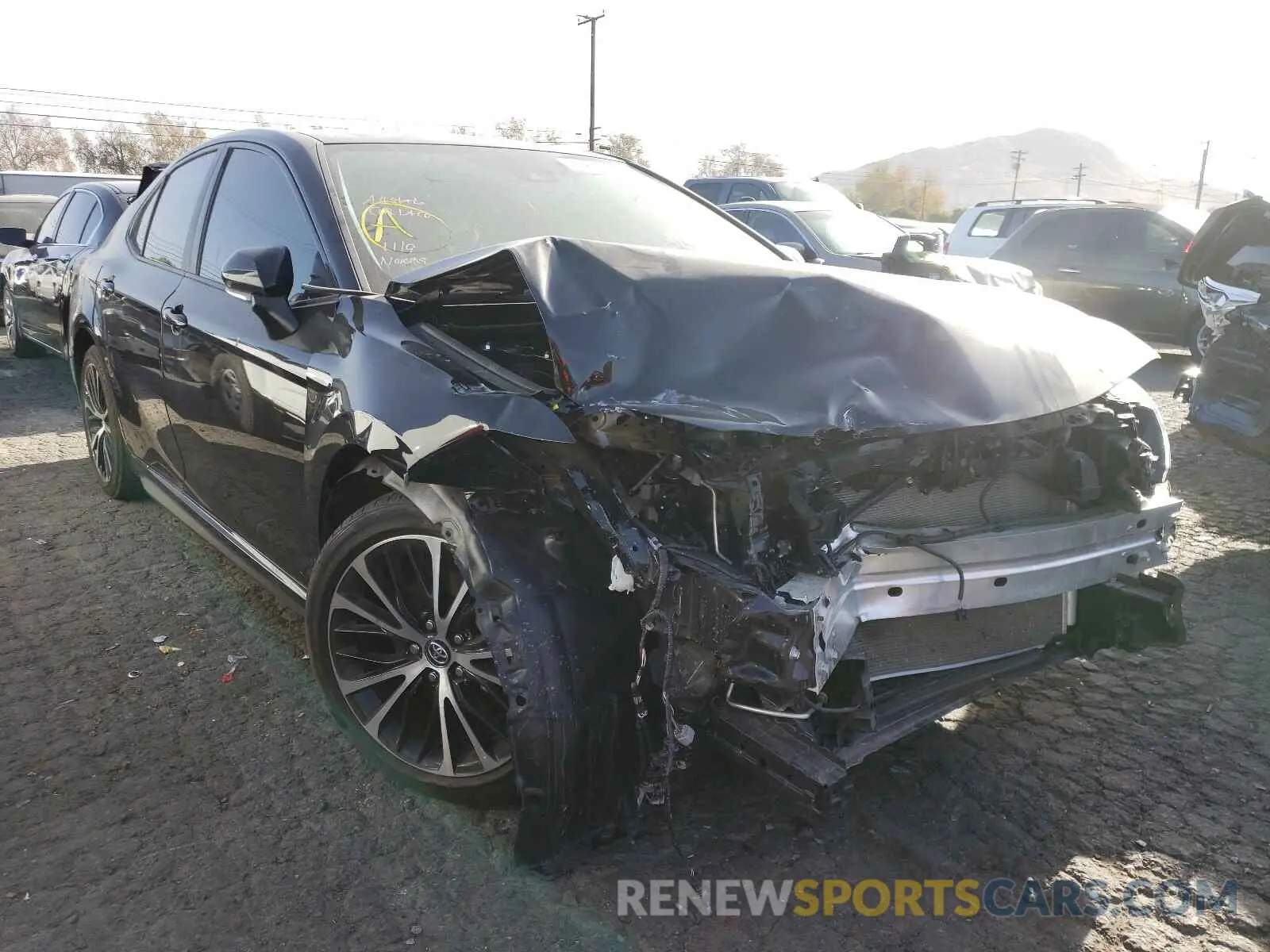 1 Photograph of a damaged car 4T1B11HK0KU196790 TOYOTA CAMRY 2019