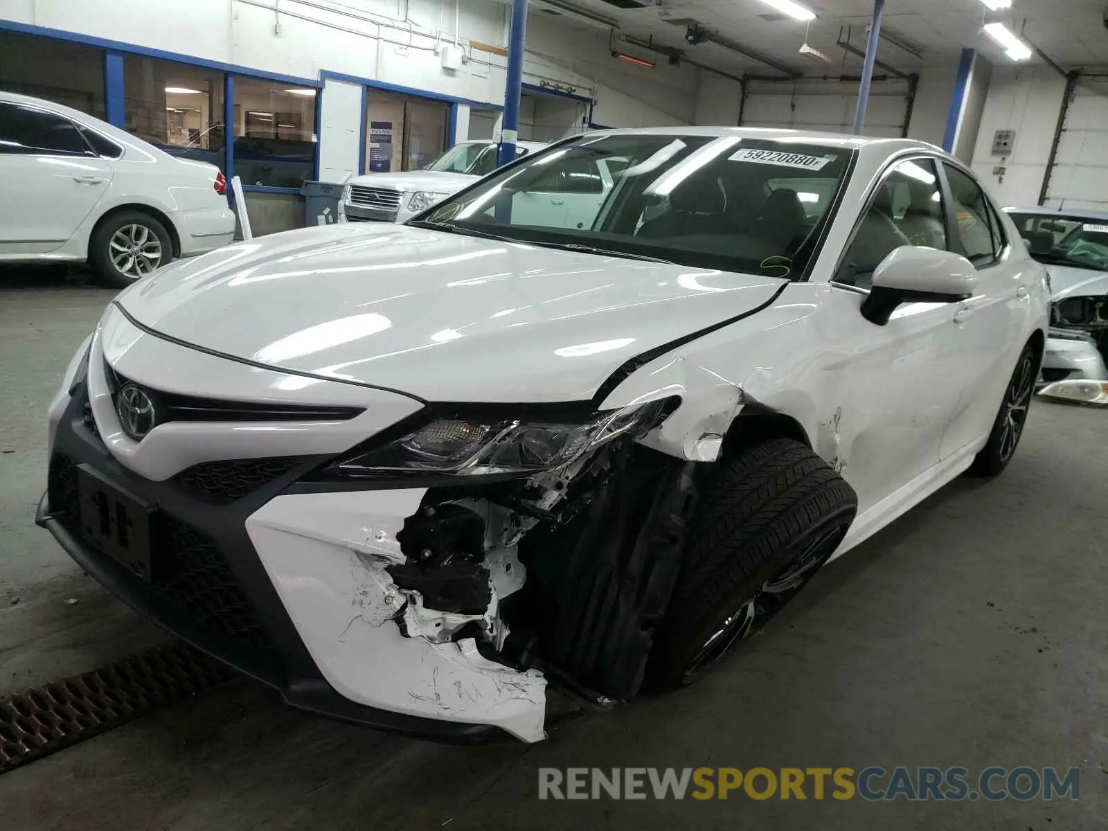 2 Photograph of a damaged car 4T1B11HK0KU296906 TOYOTA CAMRY 2019