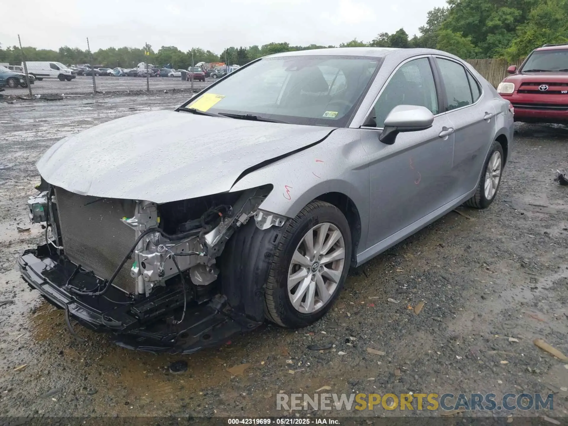 2 Фотография поврежденного автомобиля 4T1B11HK0KU698215 TOYOTA CAMRY 2019