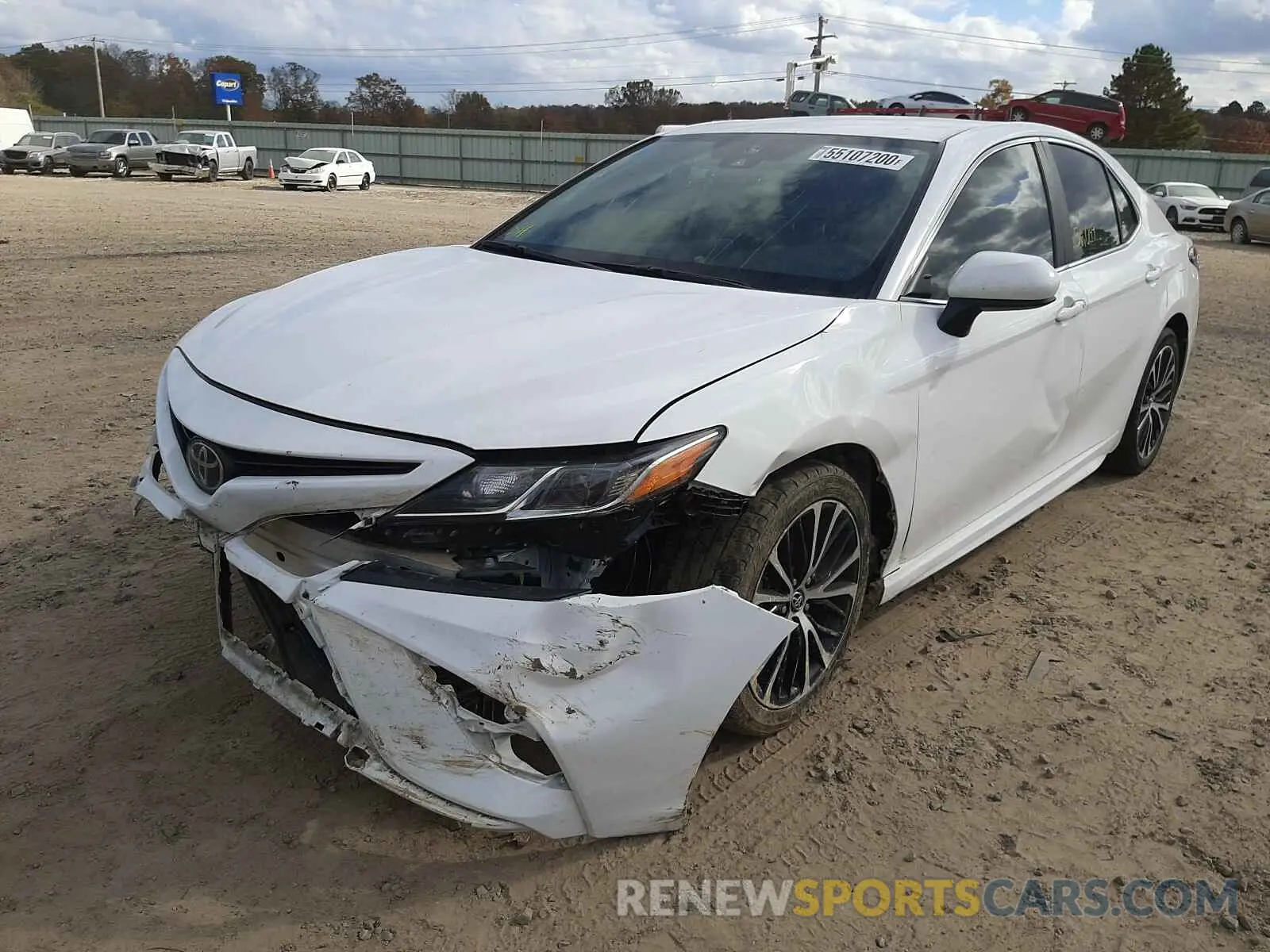 2 Photograph of a damaged car 4T1B11HK0KU700299 TOYOTA CAMRY 2019
