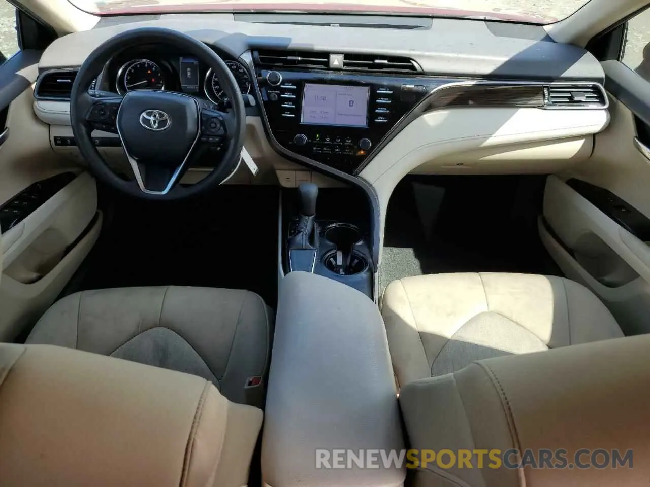 8 Photograph of a damaged car 4T1B11HK0KU718236 TOYOTA CAMRY 2019