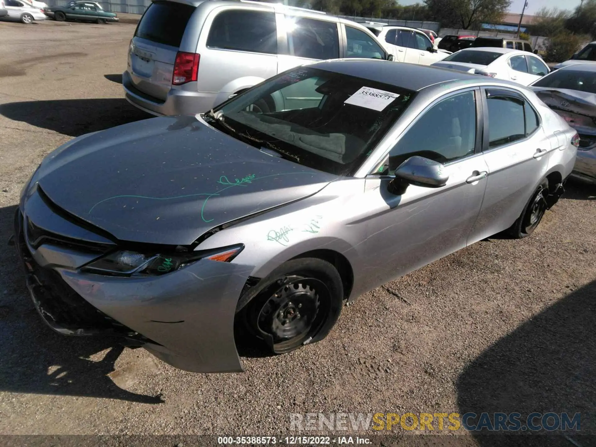 2 Фотография поврежденного автомобиля 4T1B11HK0KU720407 TOYOTA CAMRY 2019