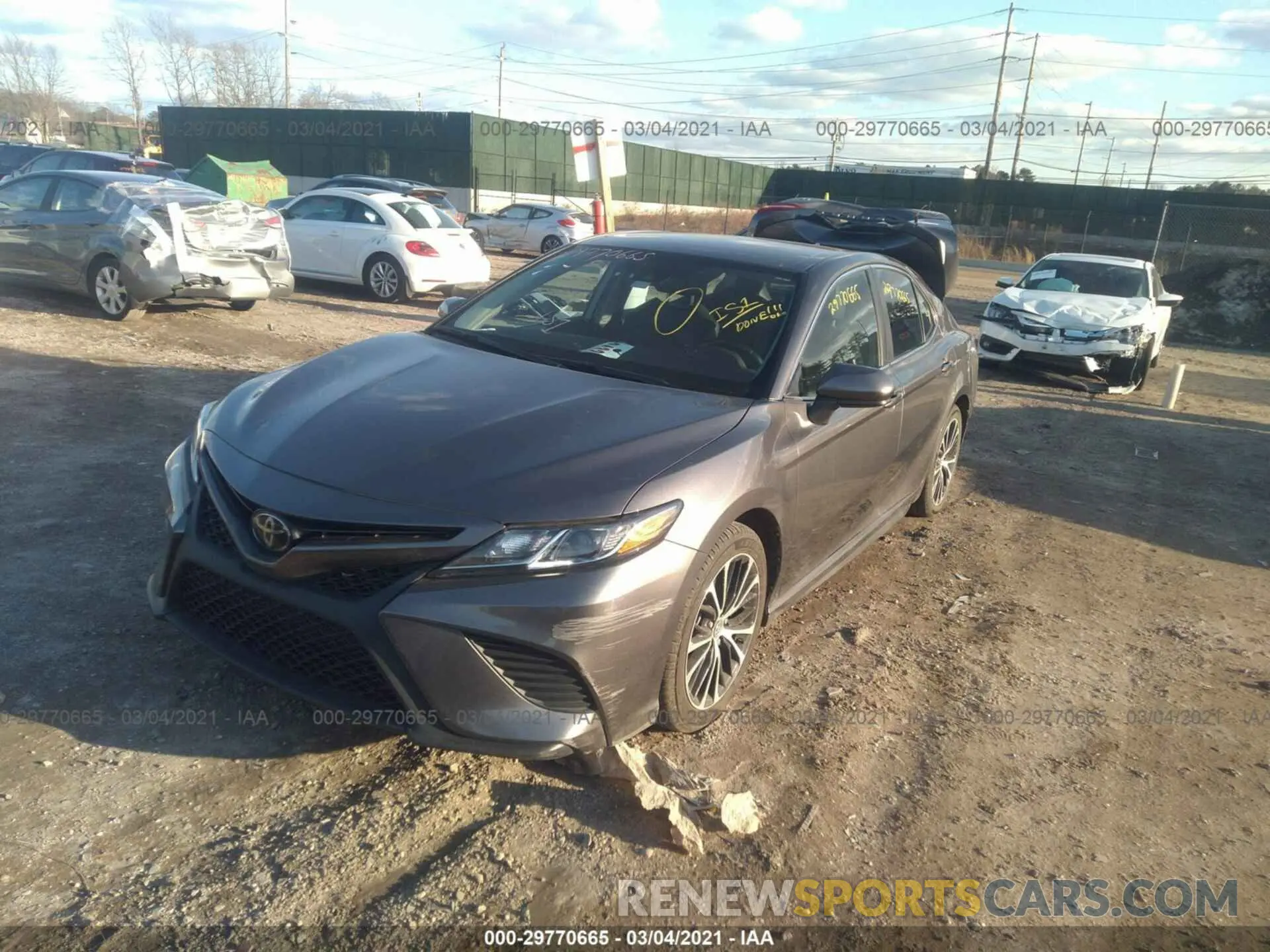 2 Photograph of a damaged car 4T1B11HK0KU745808 TOYOTA CAMRY 2019