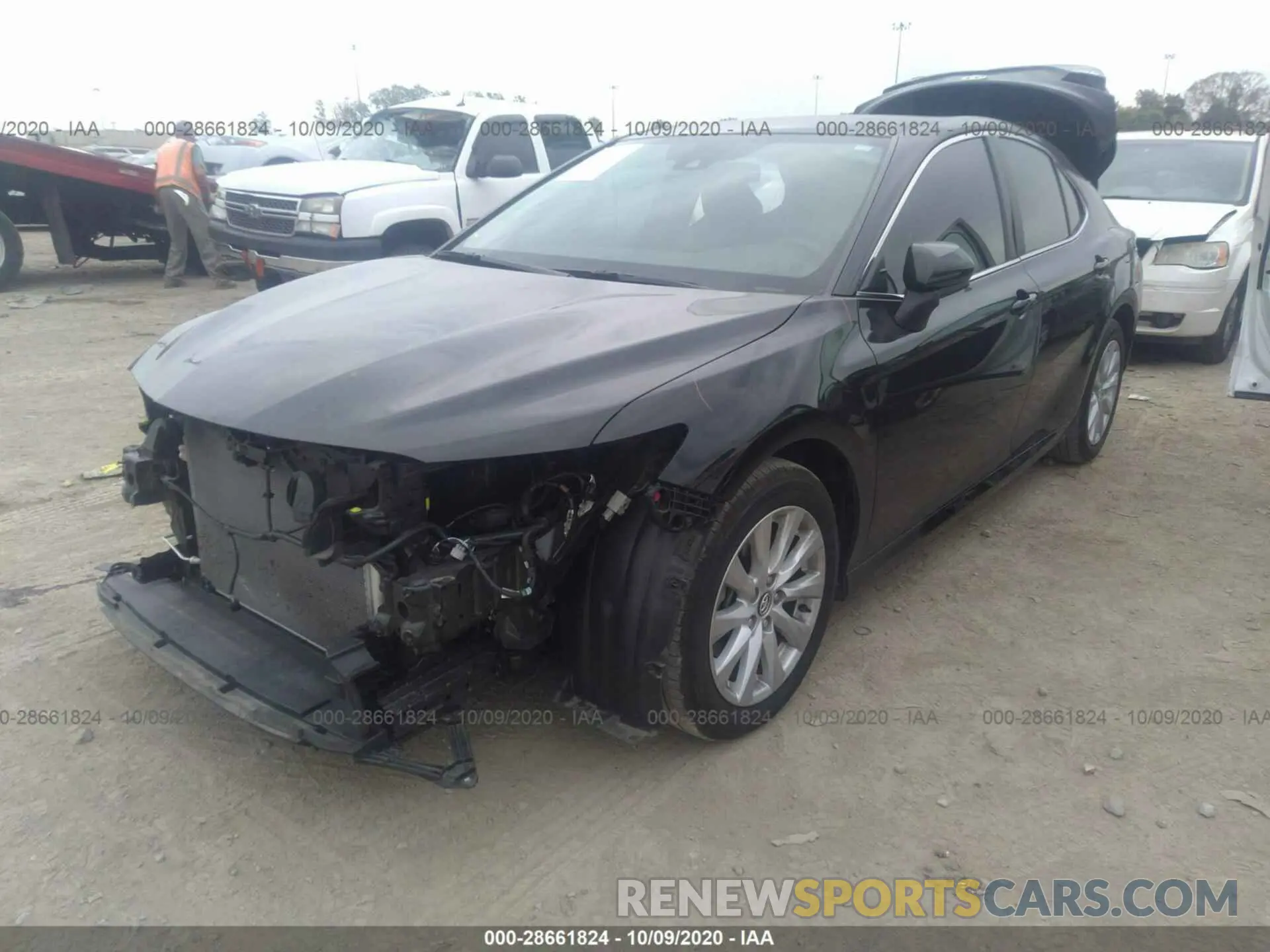 2 Photograph of a damaged car 4T1B11HK0KU774144 TOYOTA CAMRY 2019