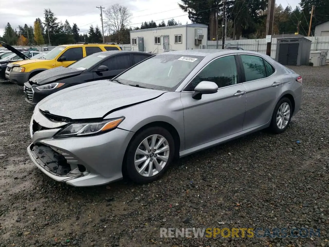 1 Photograph of a damaged car 4T1B11HK0KU805229 TOYOTA CAMRY 2019