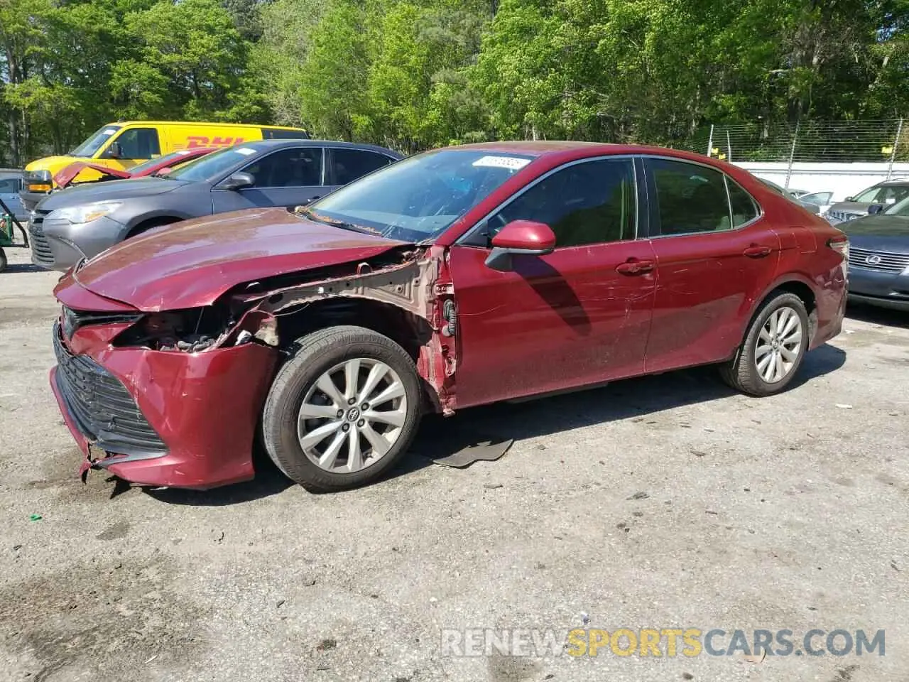 1 Фотография поврежденного автомобиля 4T1B11HK0KU810494 TOYOTA CAMRY 2019