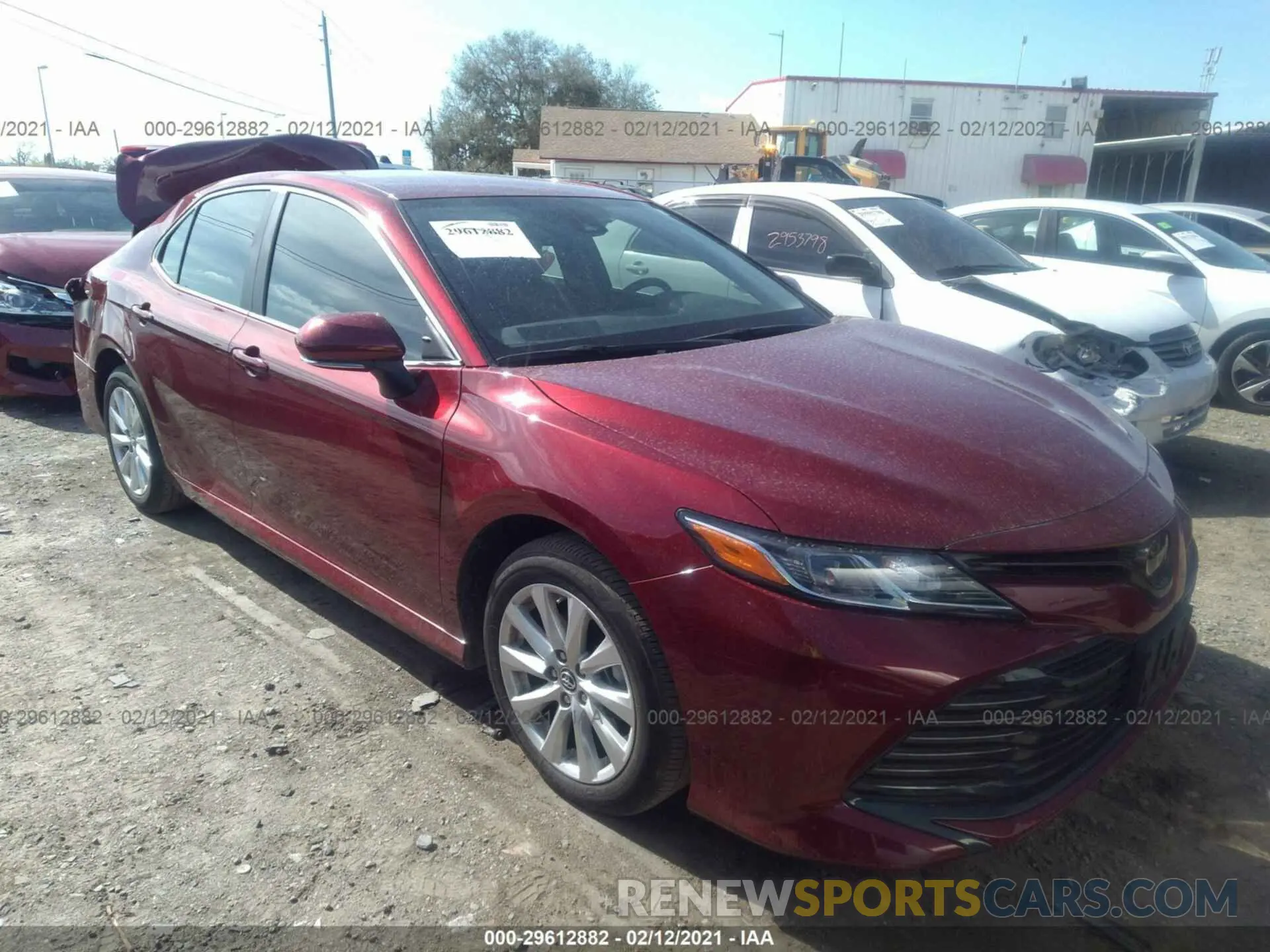 1 Photograph of a damaged car 4T1B11HK0KU817221 TOYOTA CAMRY 2019