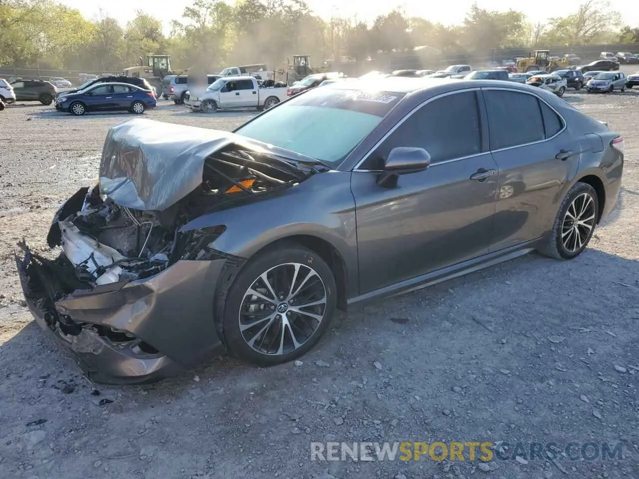 1 Photograph of a damaged car 4T1B11HK0KU823889 TOYOTA CAMRY 2019