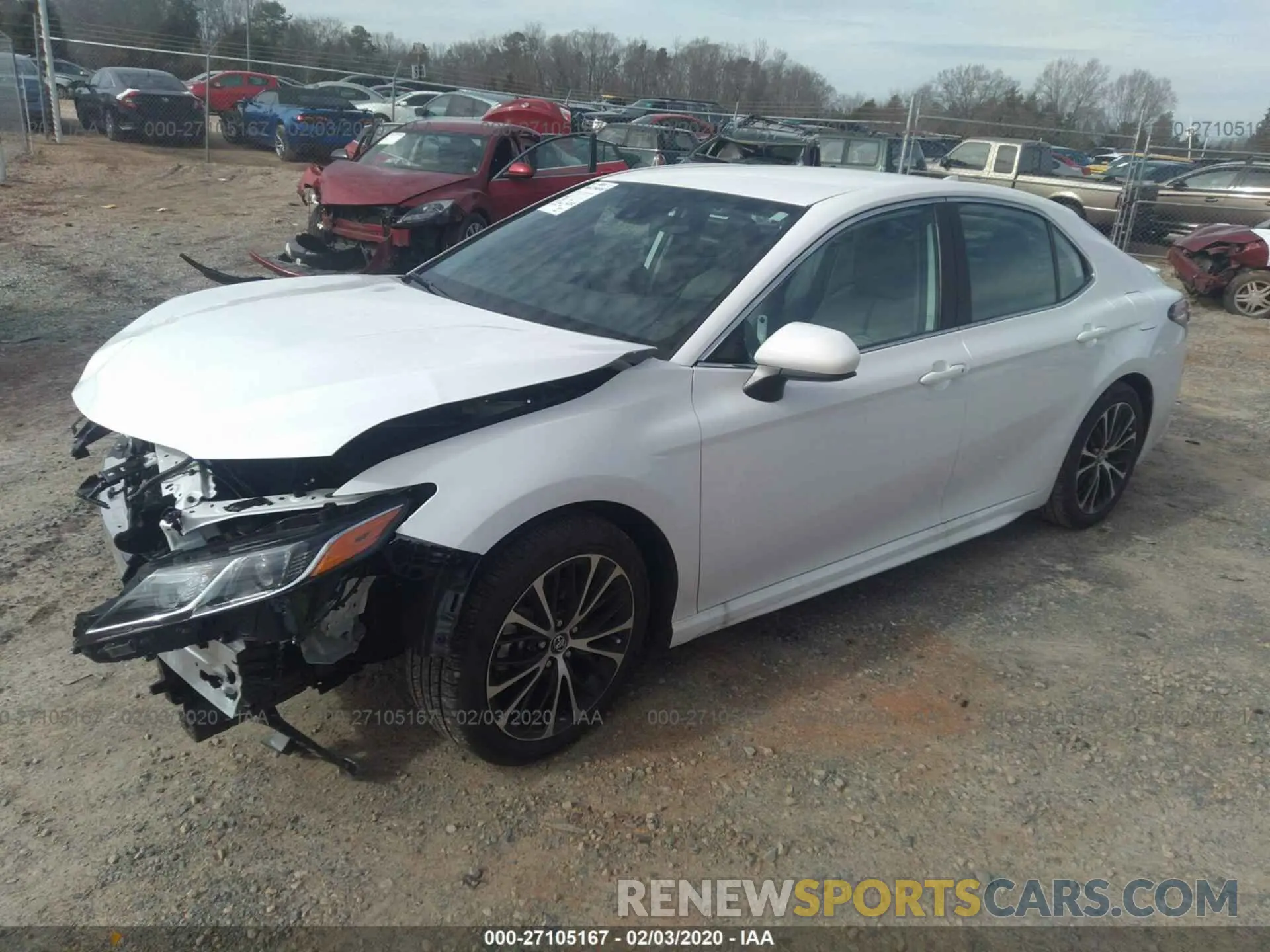 2 Photograph of a damaged car 4T1B11HK0KU832396 TOYOTA CAMRY 2019