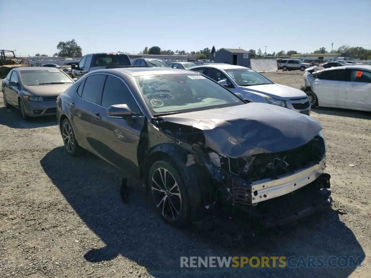 1 Photograph of a damaged car 4T1B11HK0KU834357 TOYOTA CAMRY 2019