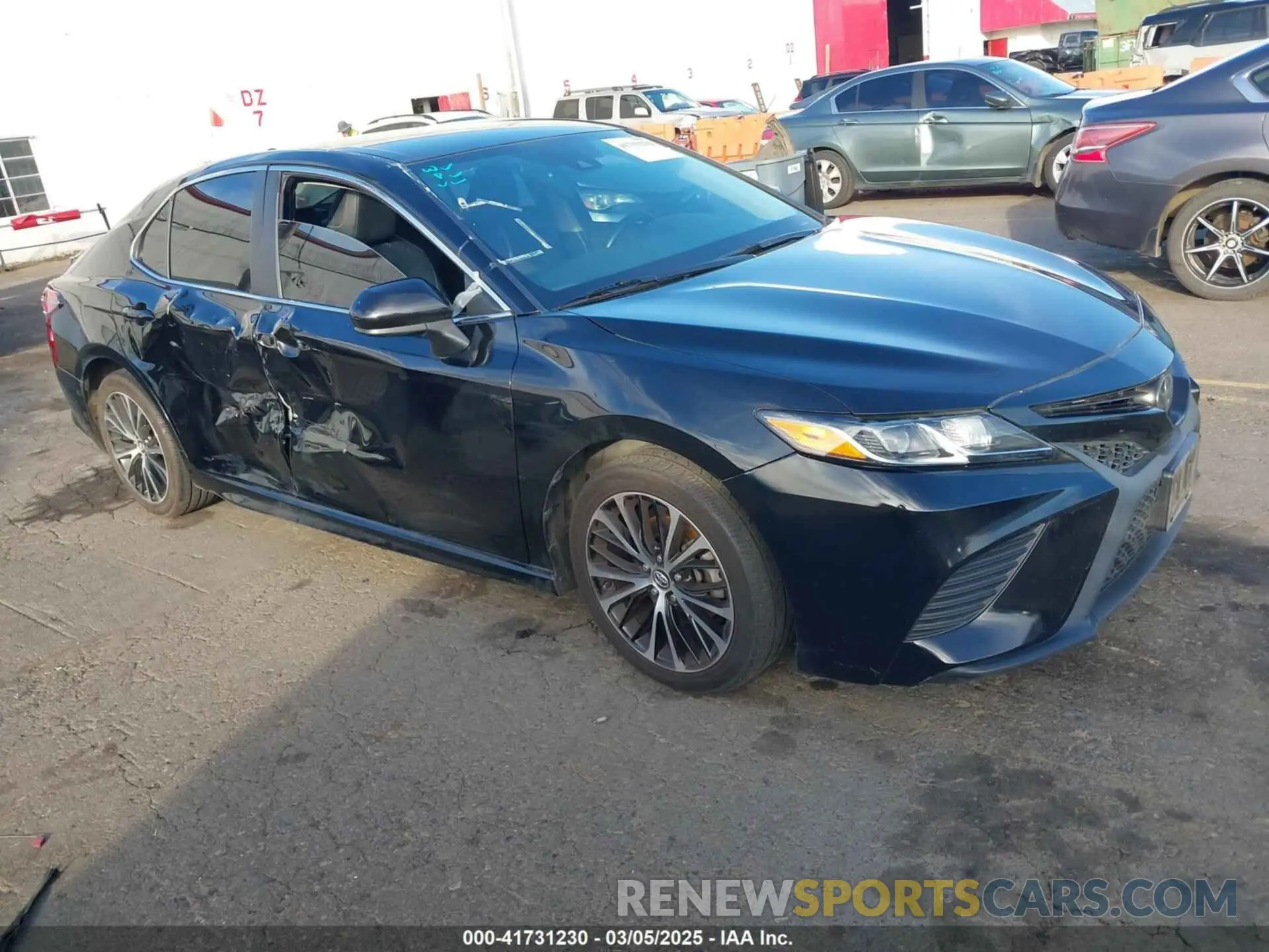 1 Photograph of a damaged car 4T1B11HK1KU201897 TOYOTA CAMRY 2019