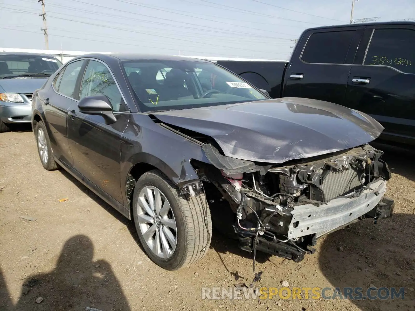 1 Photograph of a damaged car 4T1B11HK1KU205254 TOYOTA CAMRY 2019