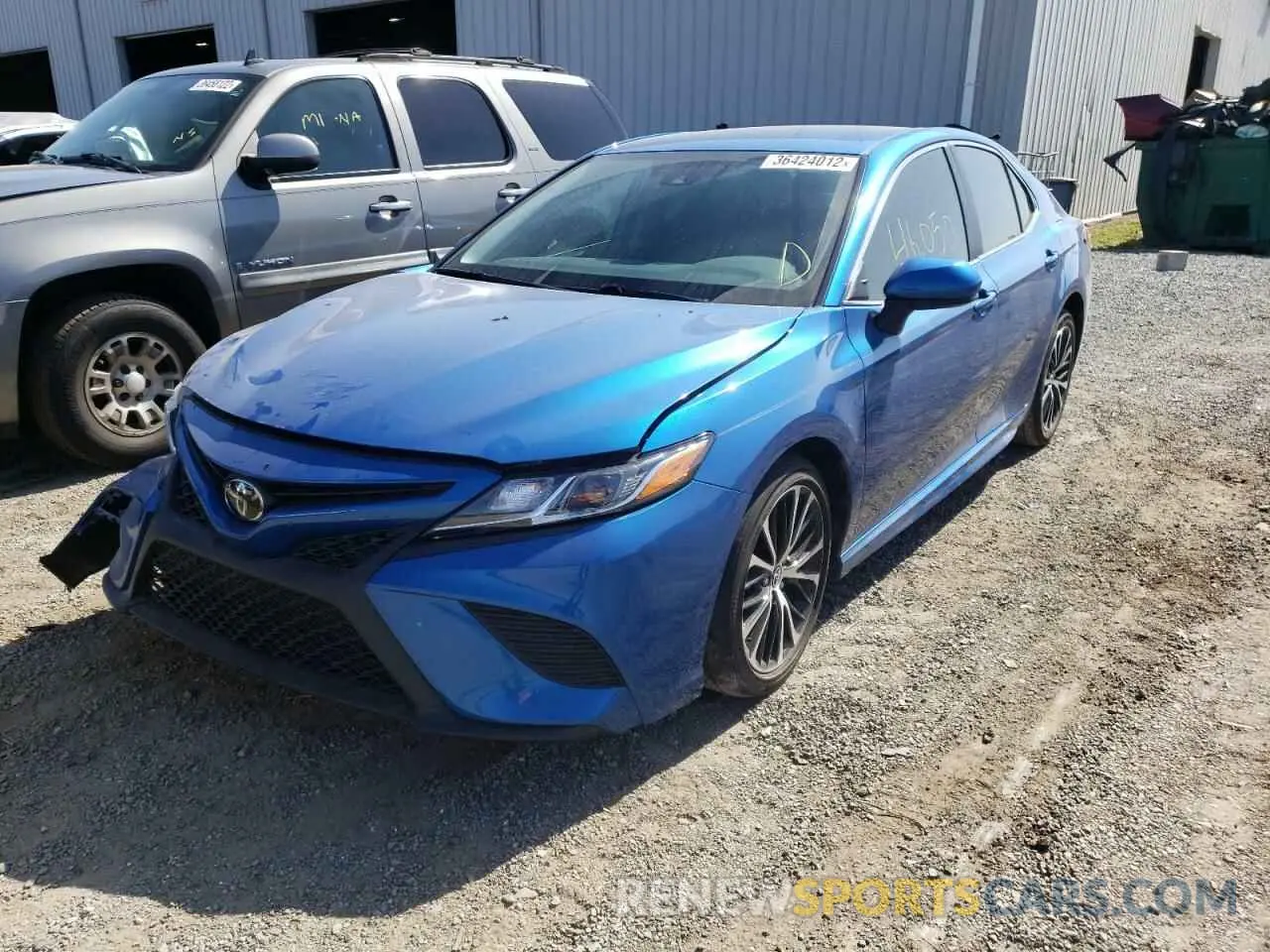 2 Photograph of a damaged car 4T1B11HK1KU207652 TOYOTA CAMRY 2019