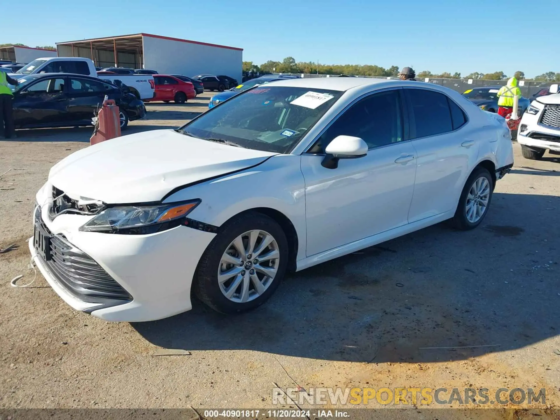2 Photograph of a damaged car 4T1B11HK1KU225021 TOYOTA CAMRY 2019