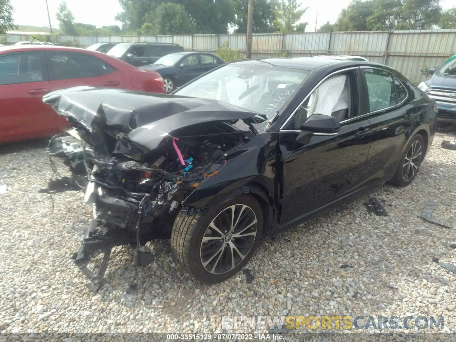 2 Photograph of a damaged car 4T1B11HK1KU229635 TOYOTA CAMRY 2019
