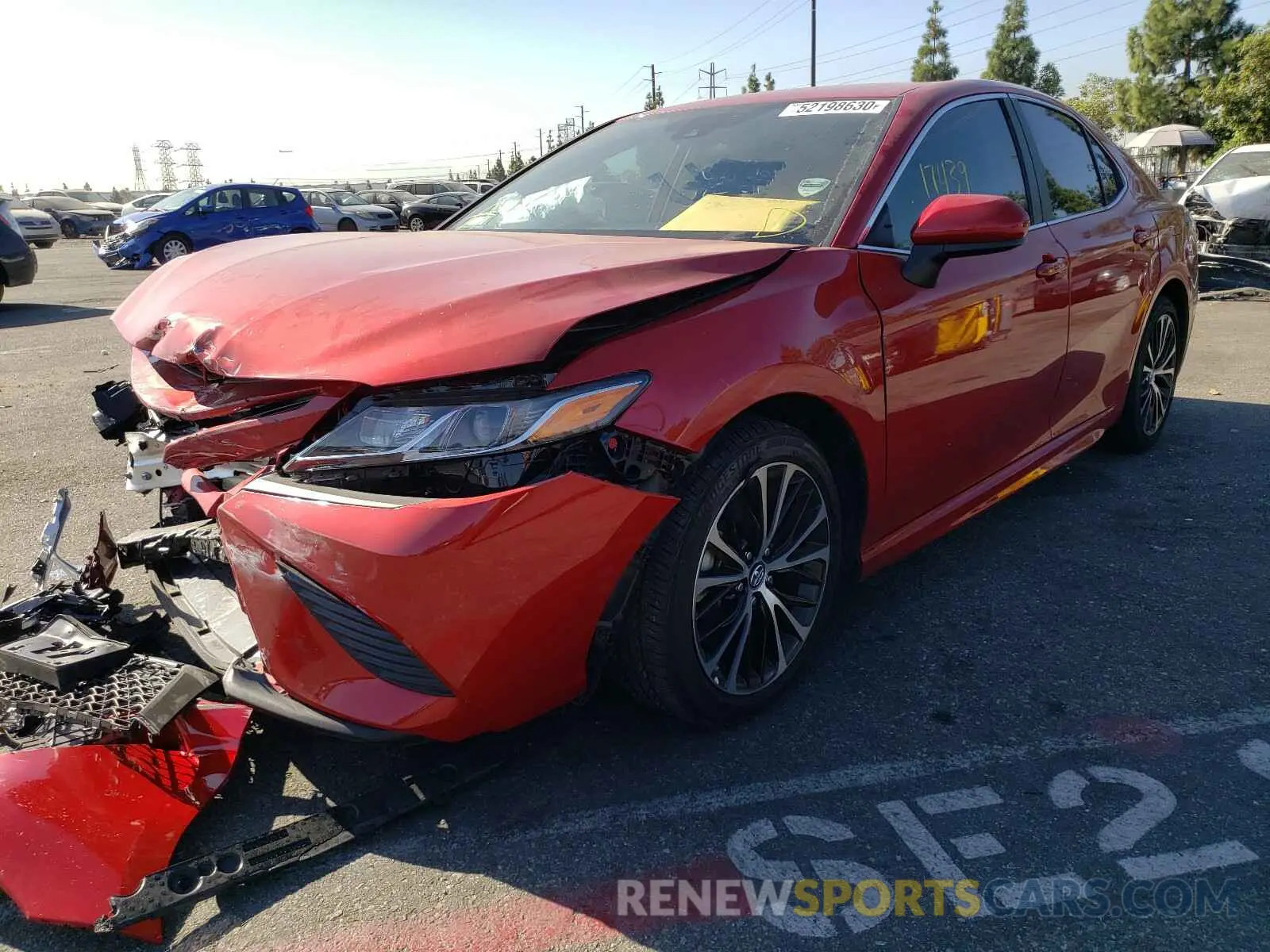 2 Photograph of a damaged car 4T1B11HK1KU247004 TOYOTA CAMRY 2019
