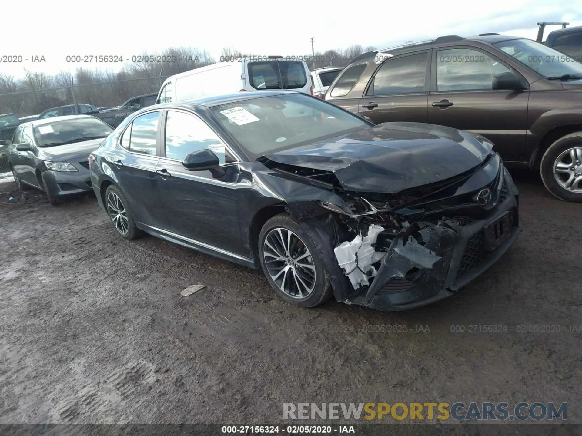 1 Photograph of a damaged car 4T1B11HK1KU253420 TOYOTA CAMRY 2019