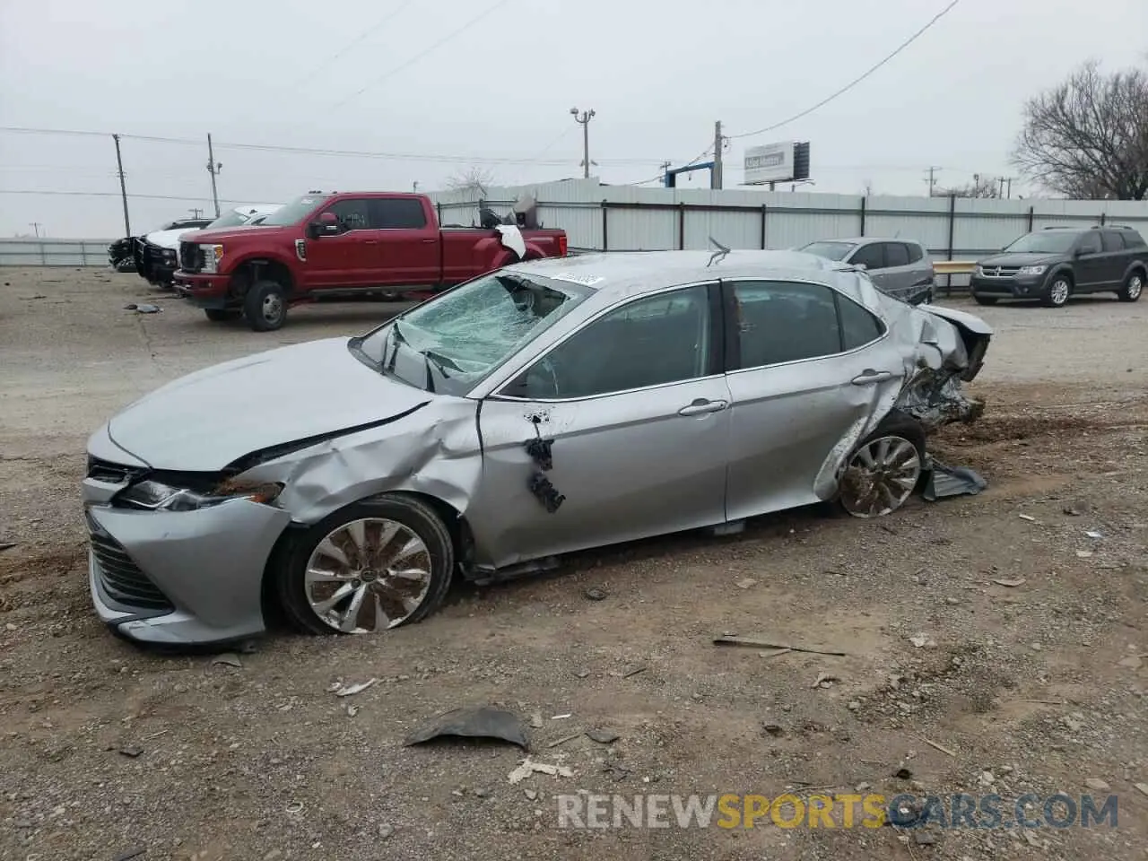 1 Photograph of a damaged car 4T1B11HK1KU269097 TOYOTA CAMRY 2019