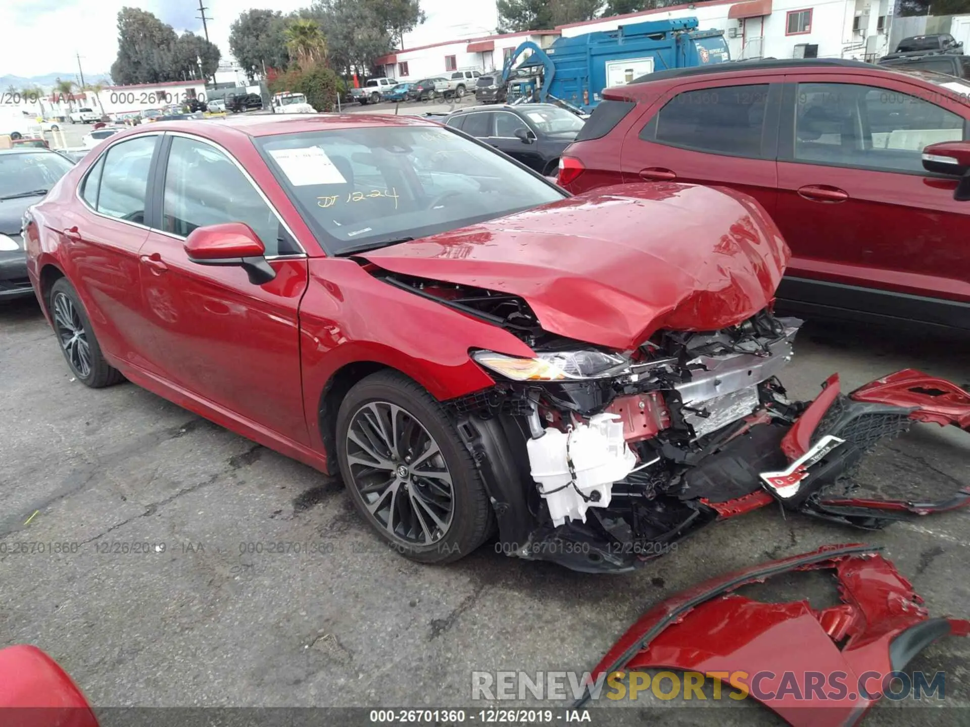 1 Photograph of a damaged car 4T1B11HK1KU273439 TOYOTA CAMRY 2019