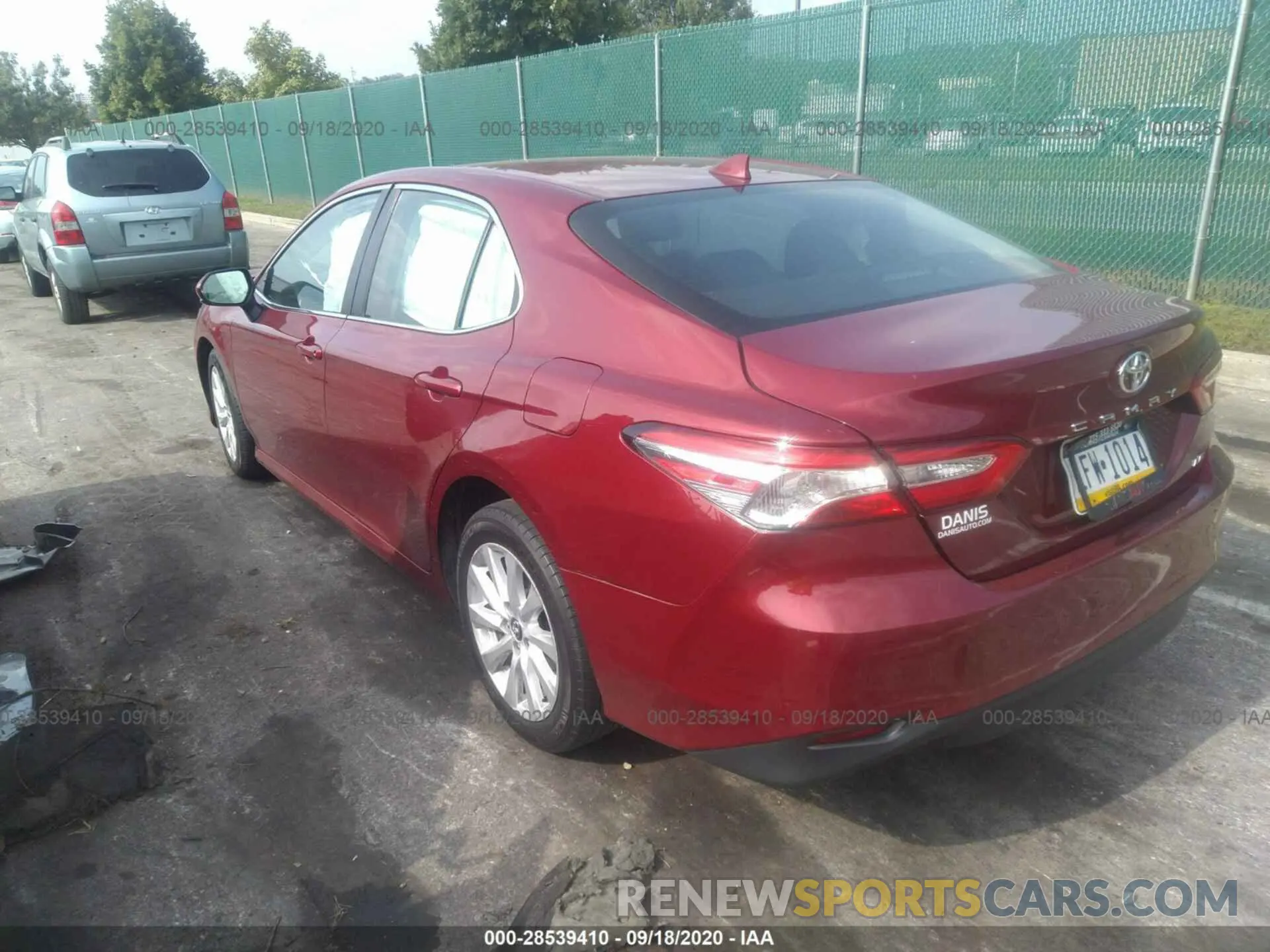 3 Photograph of a damaged car 4T1B11HK1KU681438 TOYOTA CAMRY 2019
