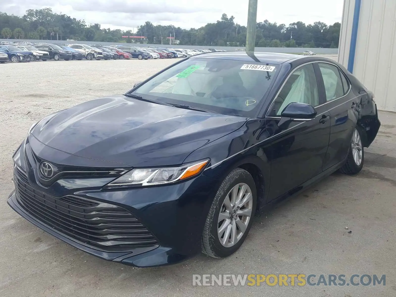 2 Photograph of a damaged car 4T1B11HK1KU710923 TOYOTA CAMRY 2019