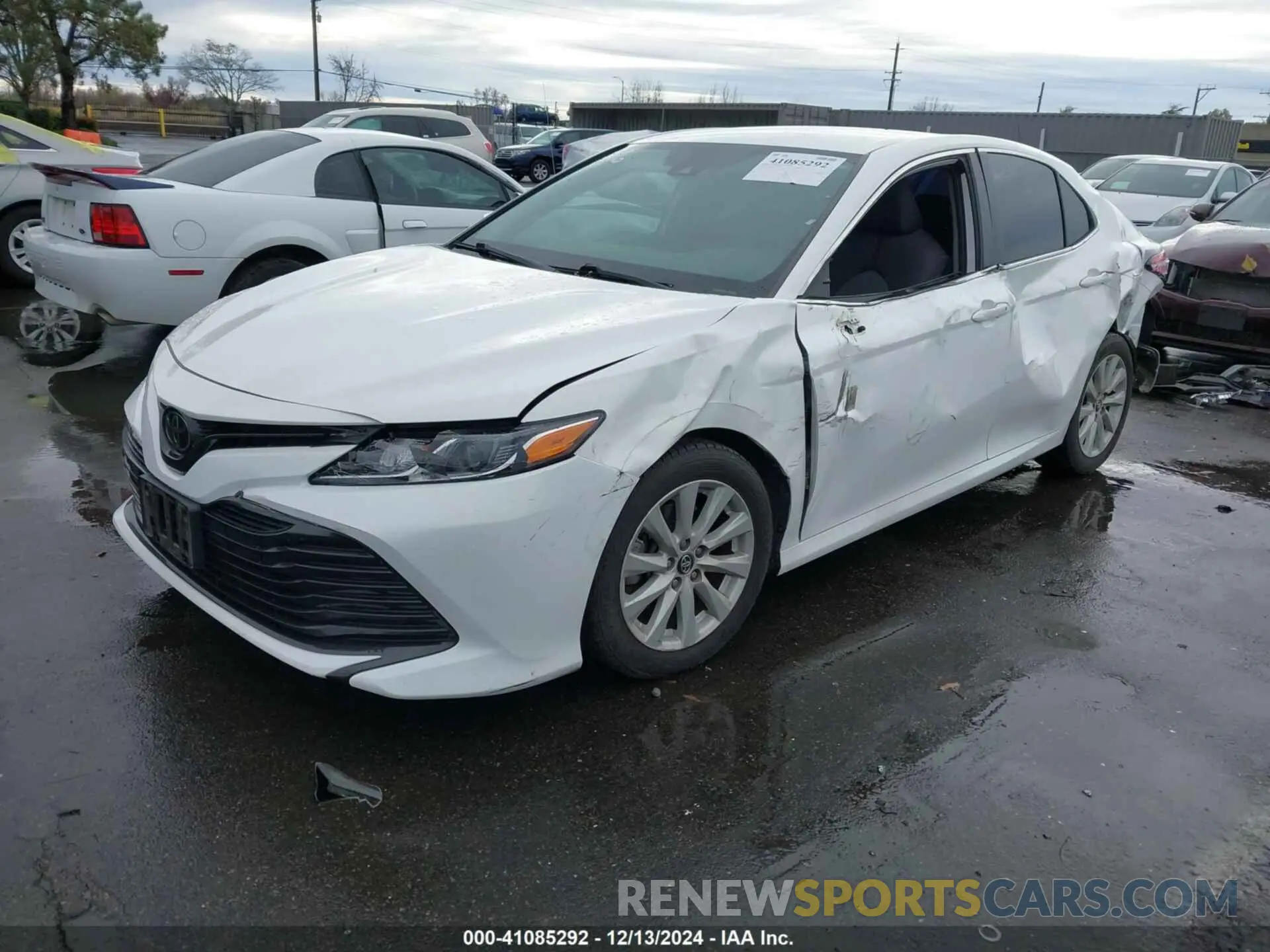 2 Photograph of a damaged car 4T1B11HK1KU719816 TOYOTA CAMRY 2019