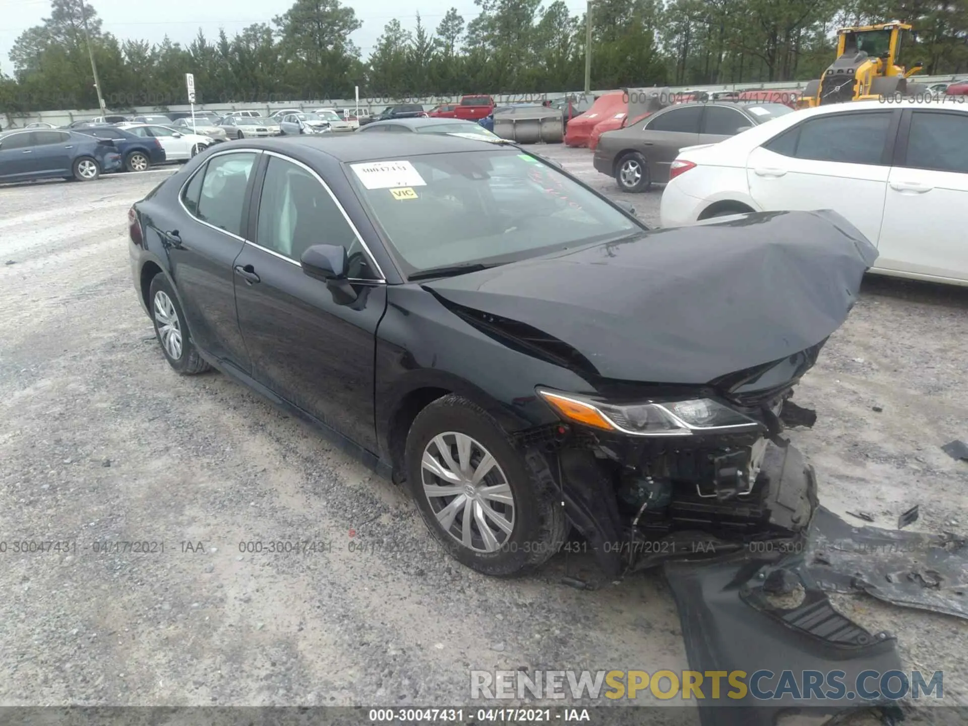 1 Photograph of a damaged car 4T1B11HK1KU759538 TOYOTA CAMRY 2019