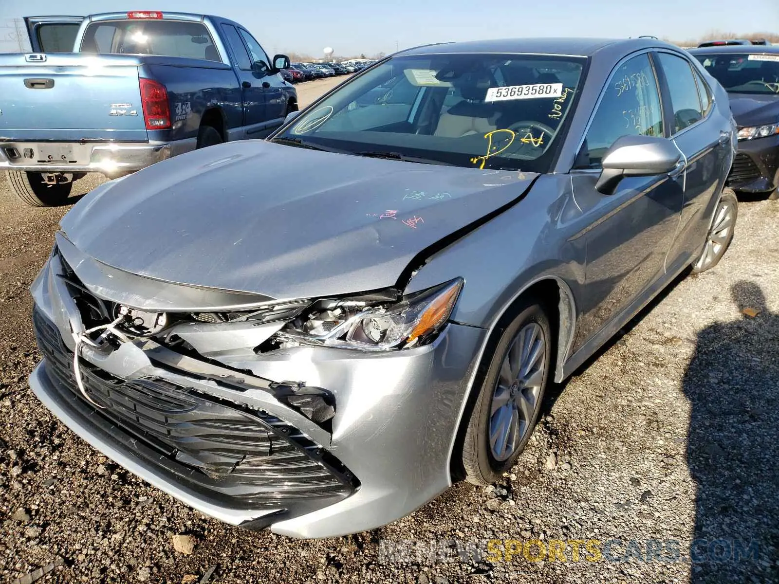 2 Photograph of a damaged car 4T1B11HK1KU774203 TOYOTA CAMRY 2019