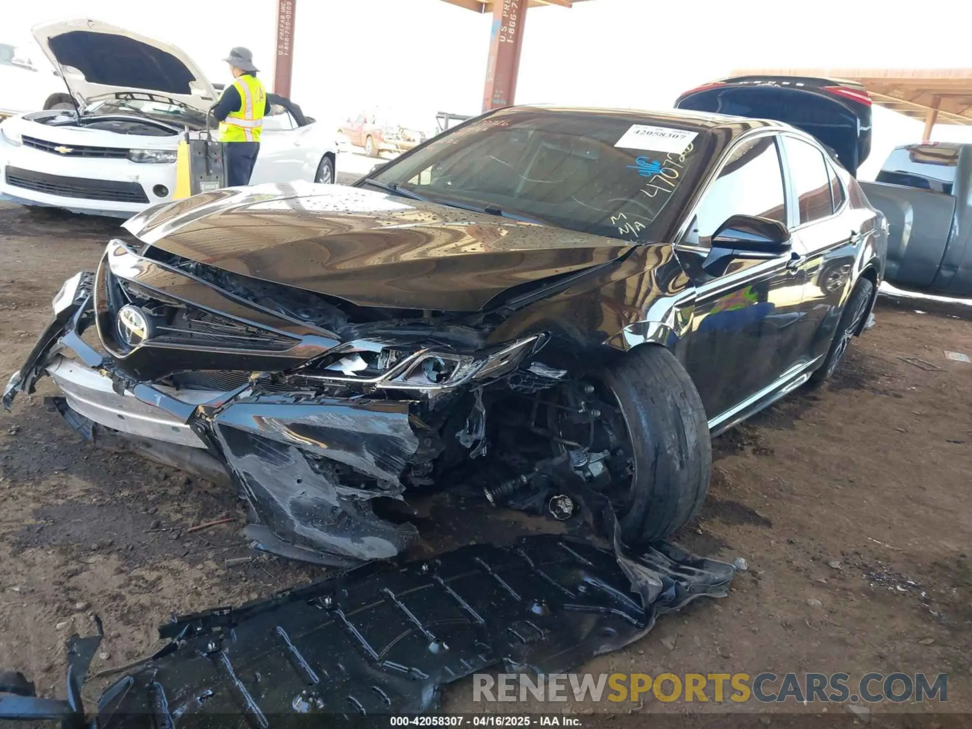 2 Photograph of a damaged car 4T1B11HK1KU776971 TOYOTA CAMRY 2019