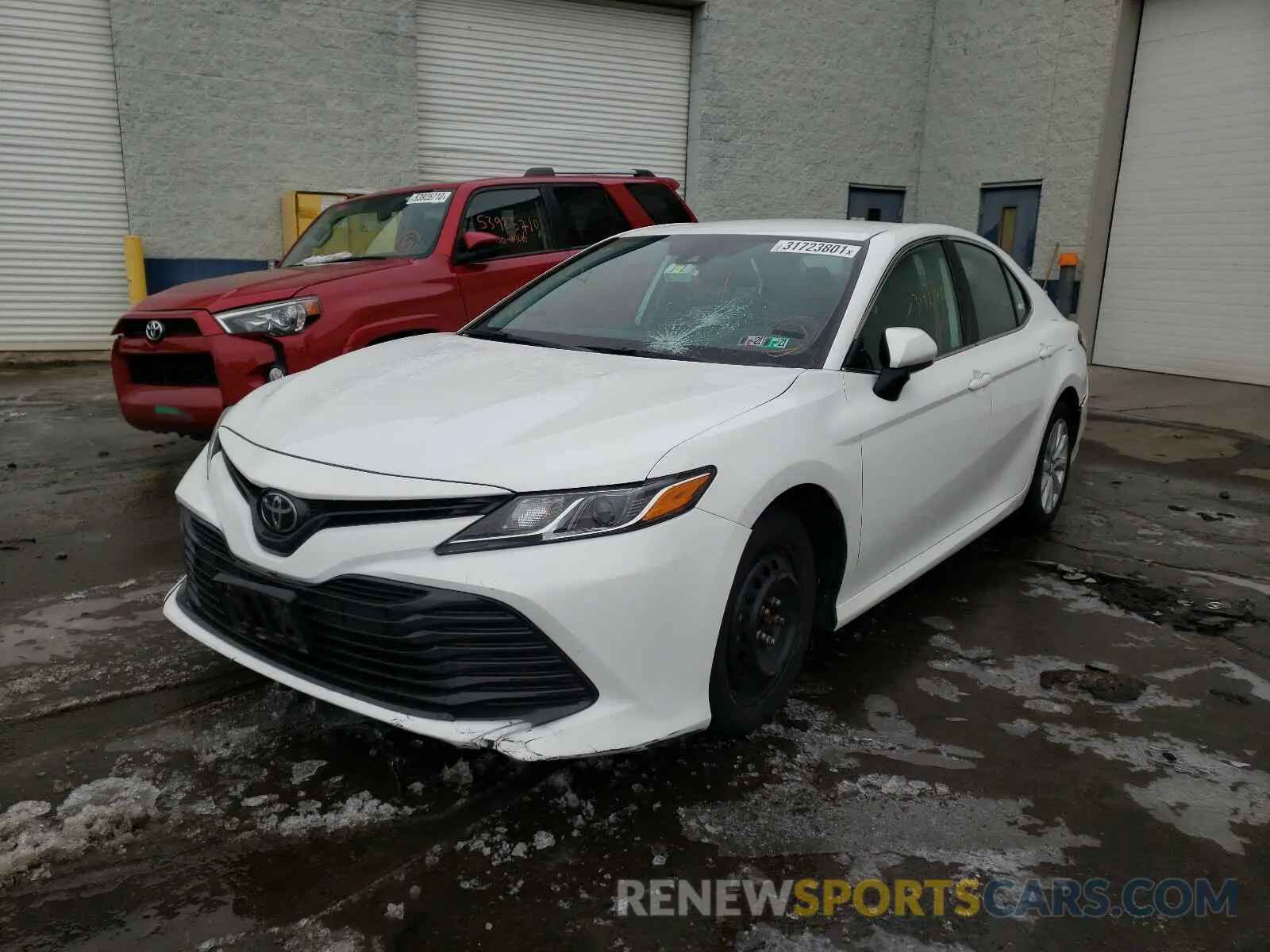 2 Photograph of a damaged car 4T1B11HK1KU787016 TOYOTA CAMRY 2019