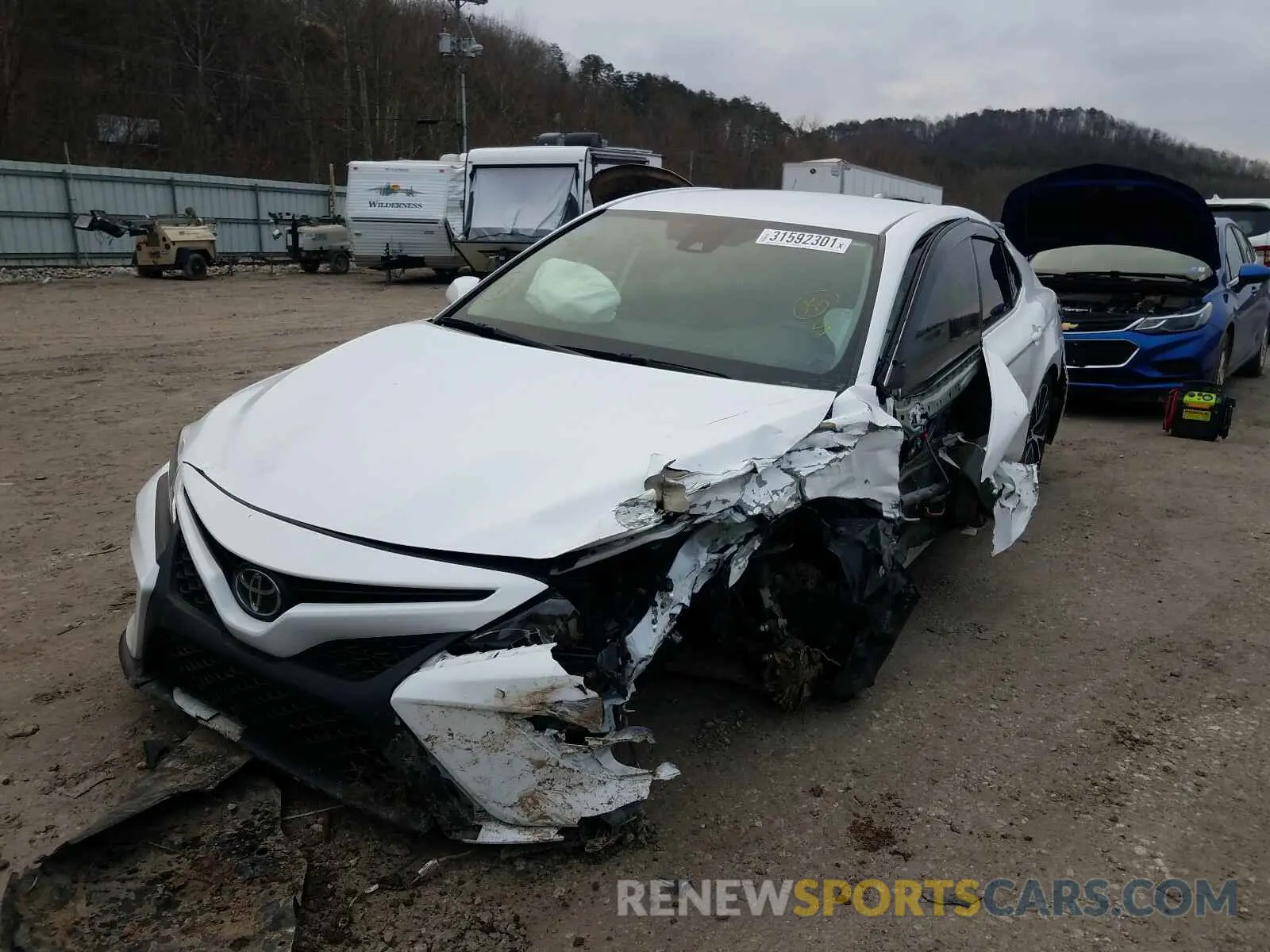 2 Photograph of a damaged car 4T1B11HK1KU787405 TOYOTA CAMRY 2019