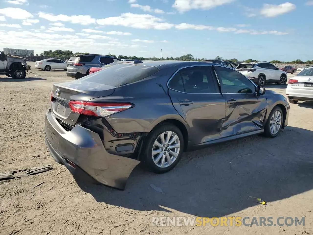 3 Фотография поврежденного автомобиля 4T1B11HK1KU791809 TOYOTA CAMRY 2019