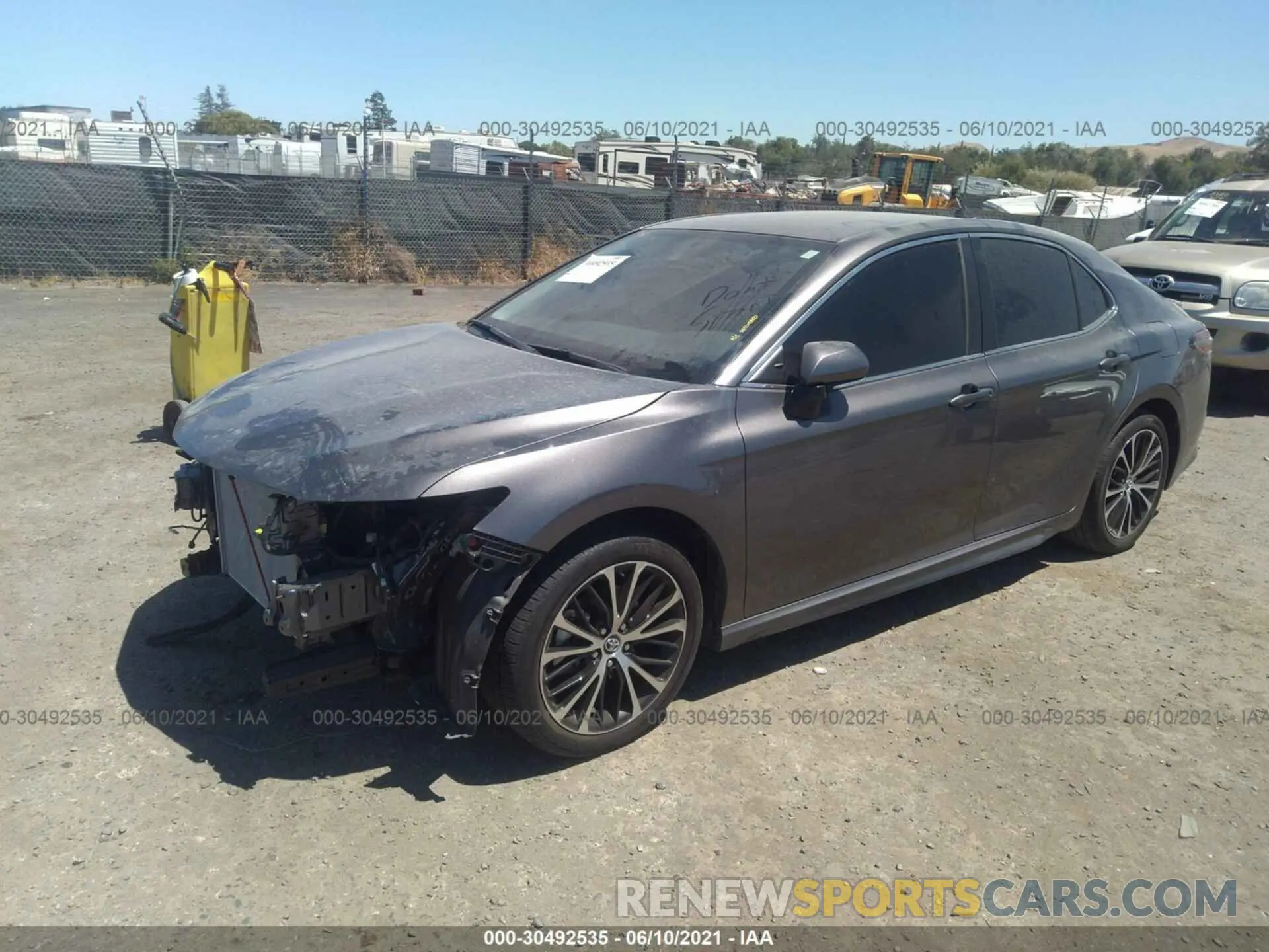 2 Photograph of a damaged car 4T1B11HK1KU793124 TOYOTA CAMRY 2019