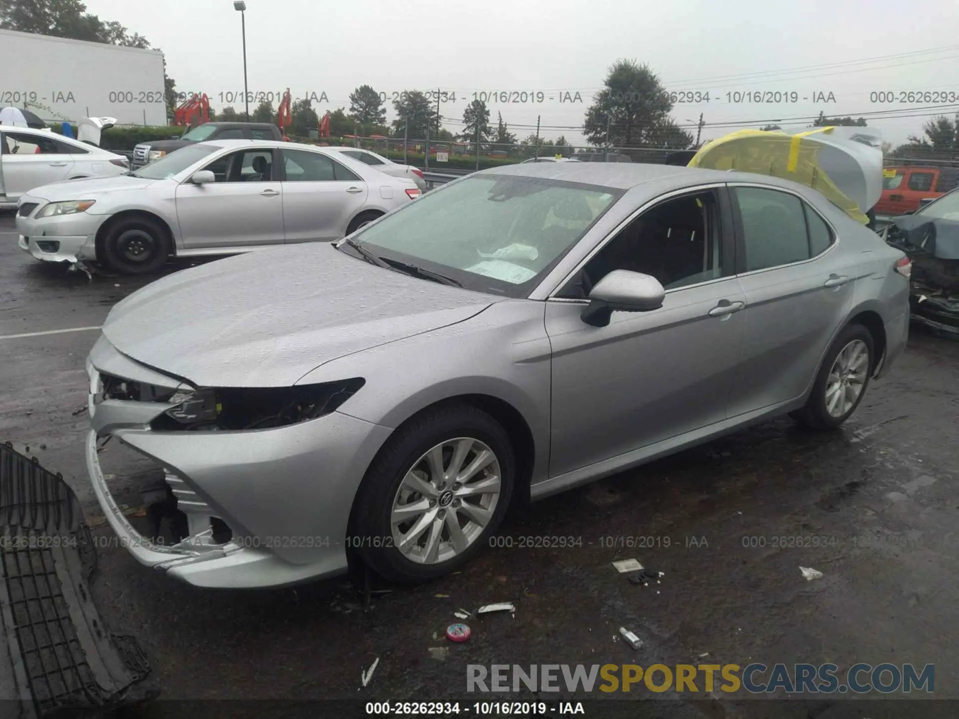 2 Photograph of a damaged car 4T1B11HK1KU813856 TOYOTA CAMRY 2019