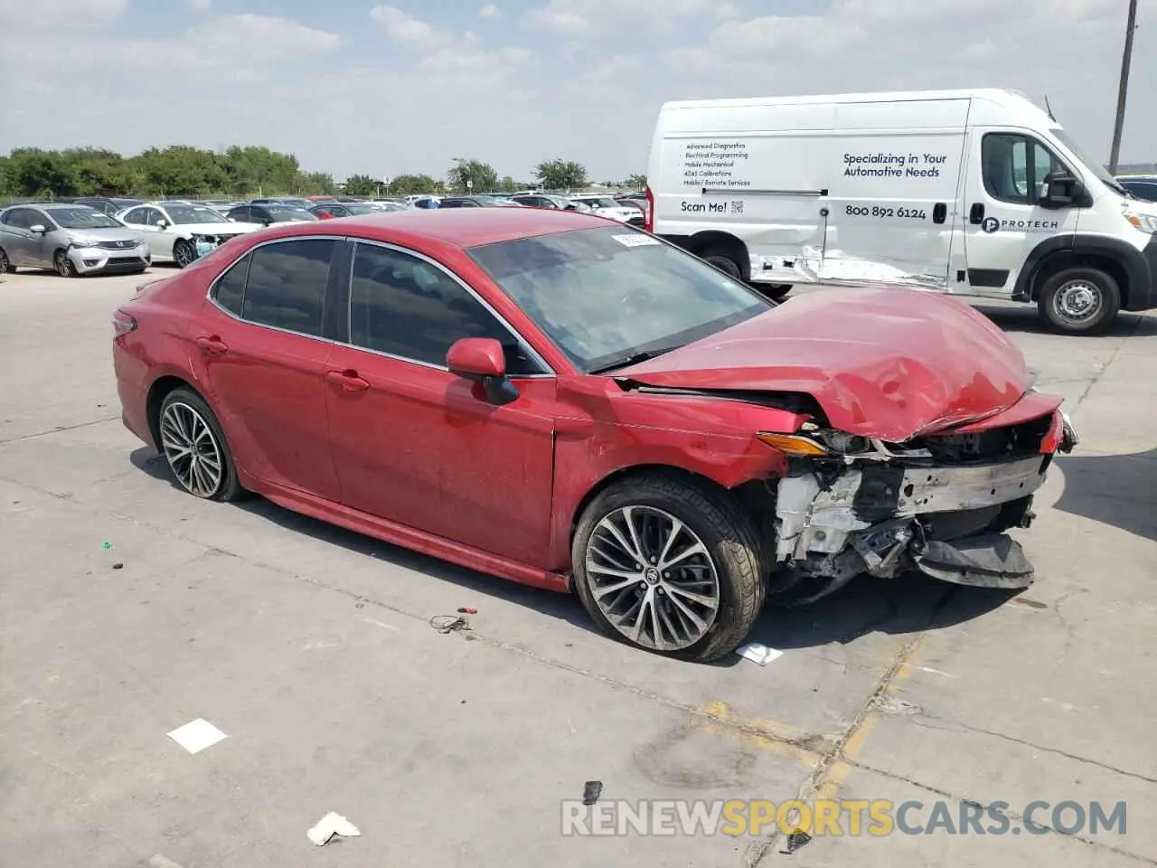 4 Photograph of a damaged car 4T1B11HK2KU160891 TOYOTA CAMRY 2019
