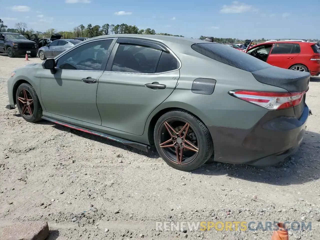 2 Photograph of a damaged car 4T1B11HK2KU183832 TOYOTA CAMRY 2019