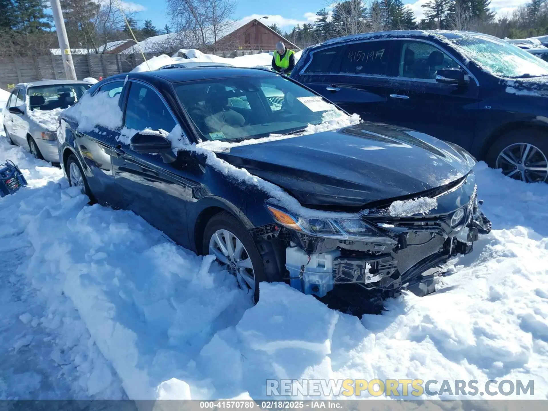 1 Photograph of a damaged car 4T1B11HK2KU185077 TOYOTA CAMRY 2019