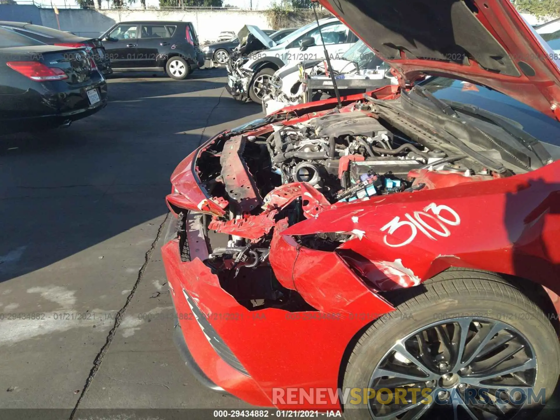 6 Photograph of a damaged car 4T1B11HK2KU188299 TOYOTA CAMRY 2019