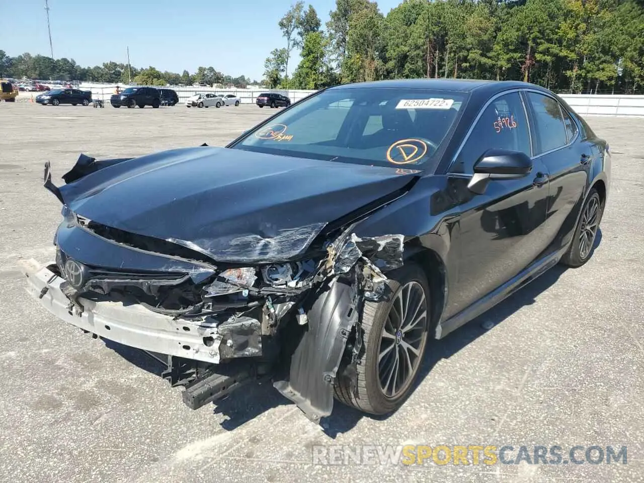 2 Photograph of a damaged car 4T1B11HK2KU196371 TOYOTA CAMRY 2019