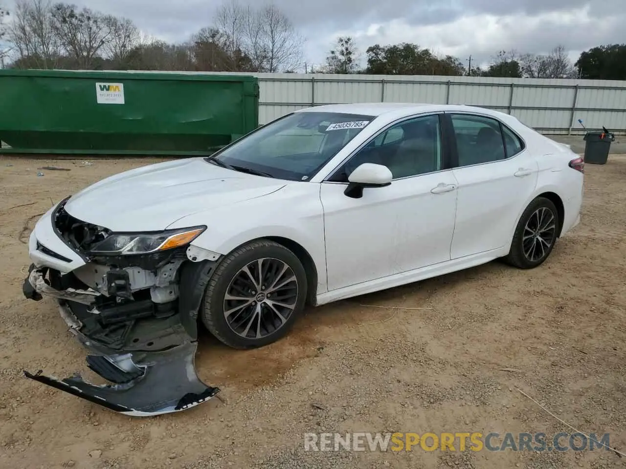 1 Photograph of a damaged car 4T1B11HK2KU224203 TOYOTA CAMRY 2019