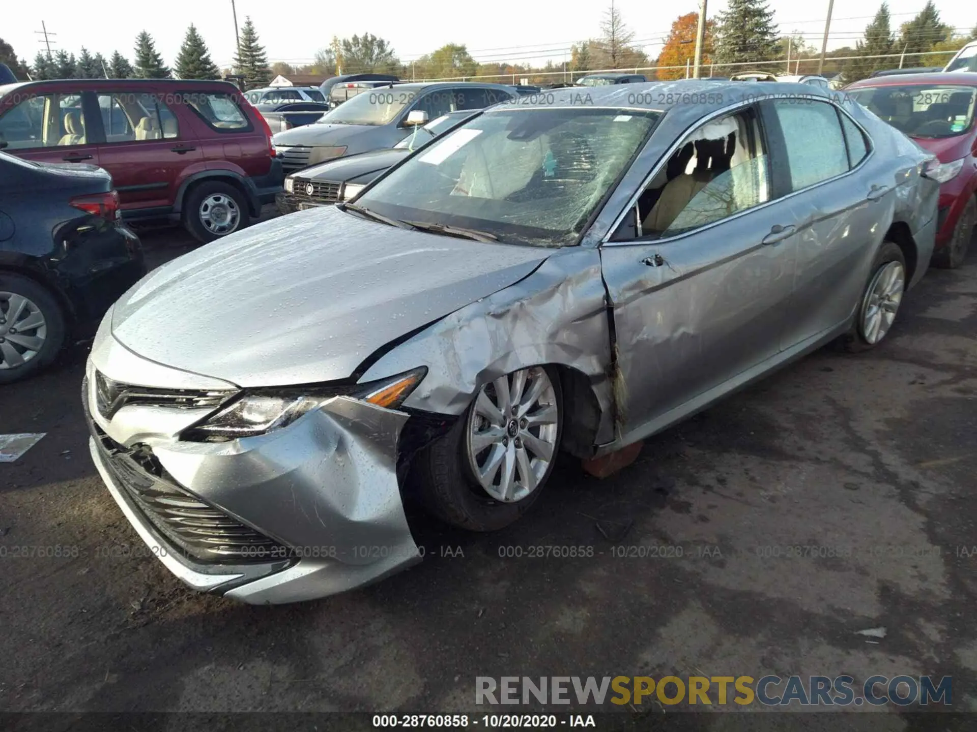 2 Photograph of a damaged car 4T1B11HK2KU229983 TOYOTA CAMRY 2019