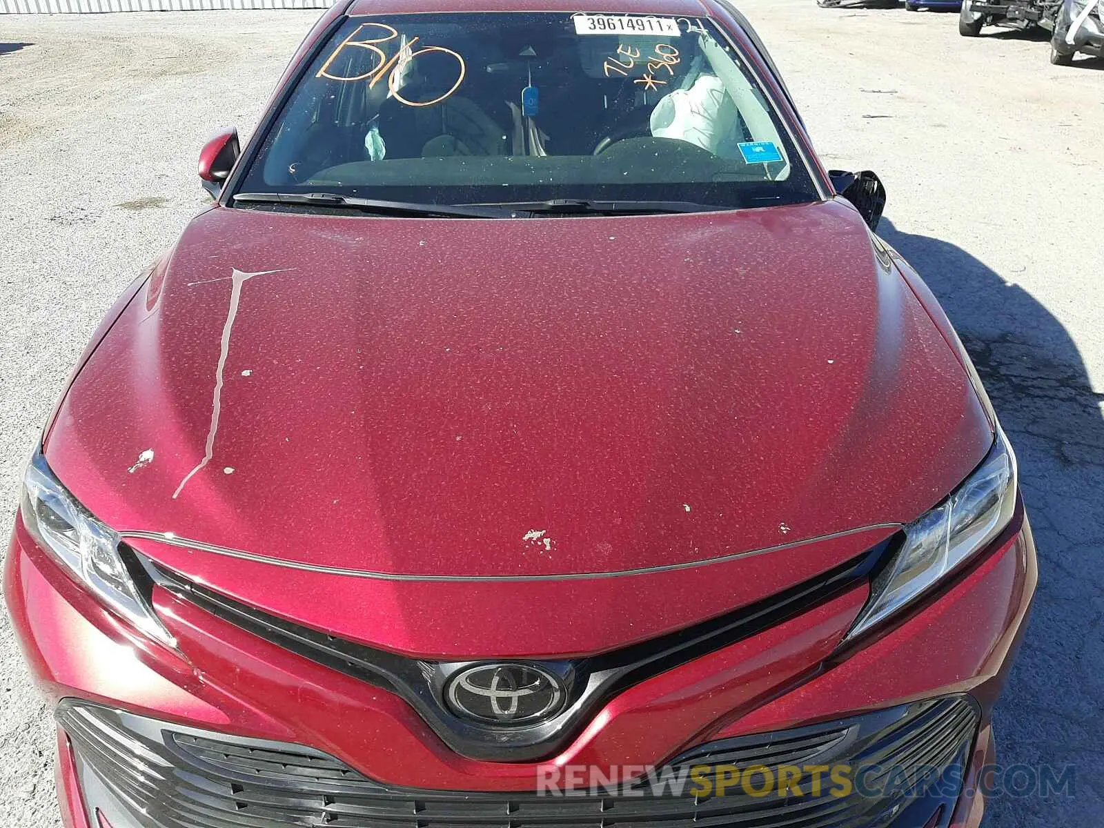 7 Photograph of a damaged car 4T1B11HK2KU685059 TOYOTA CAMRY 2019