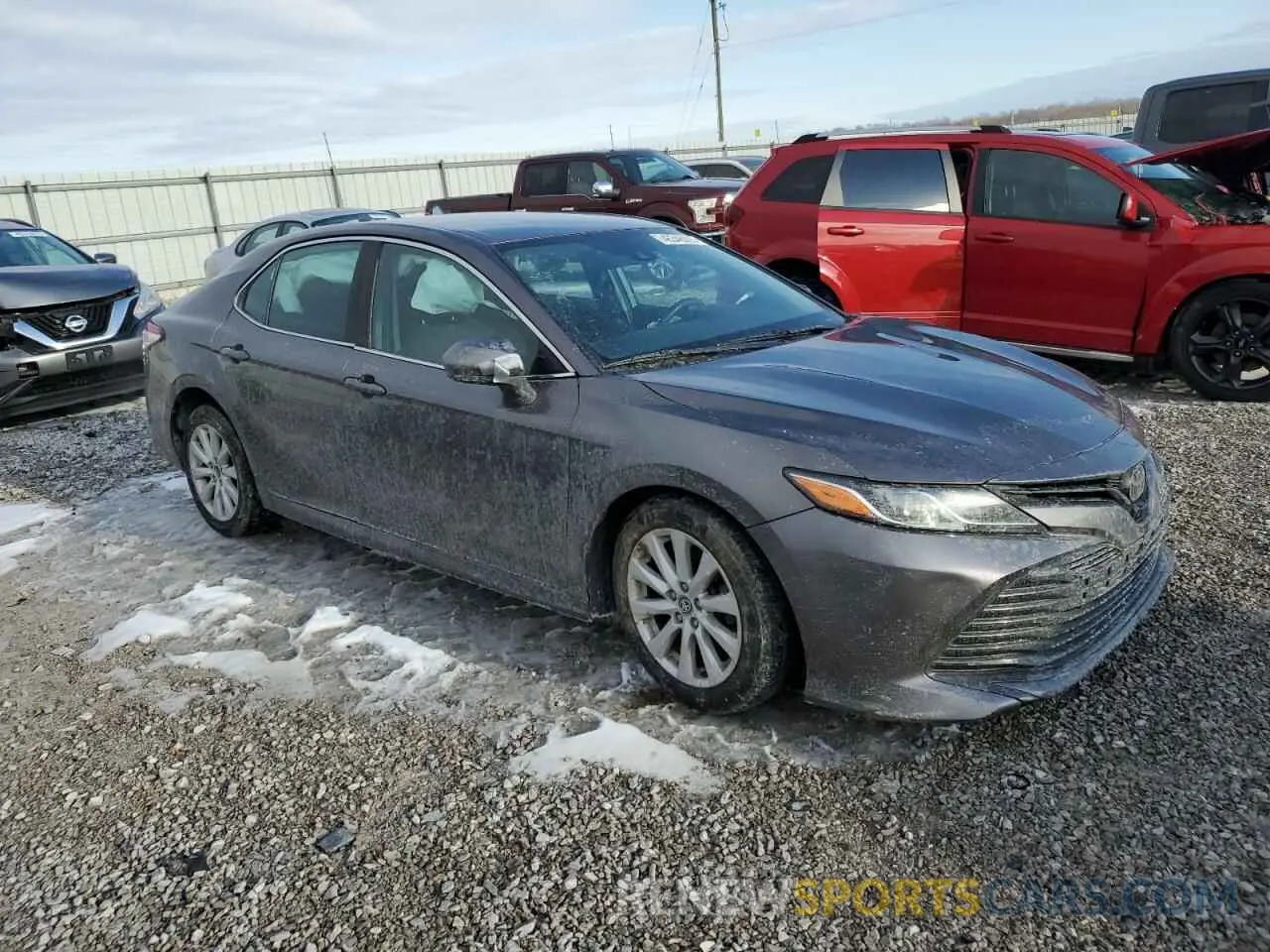 4 Photograph of a damaged car 4T1B11HK2KU721428 TOYOTA CAMRY 2019