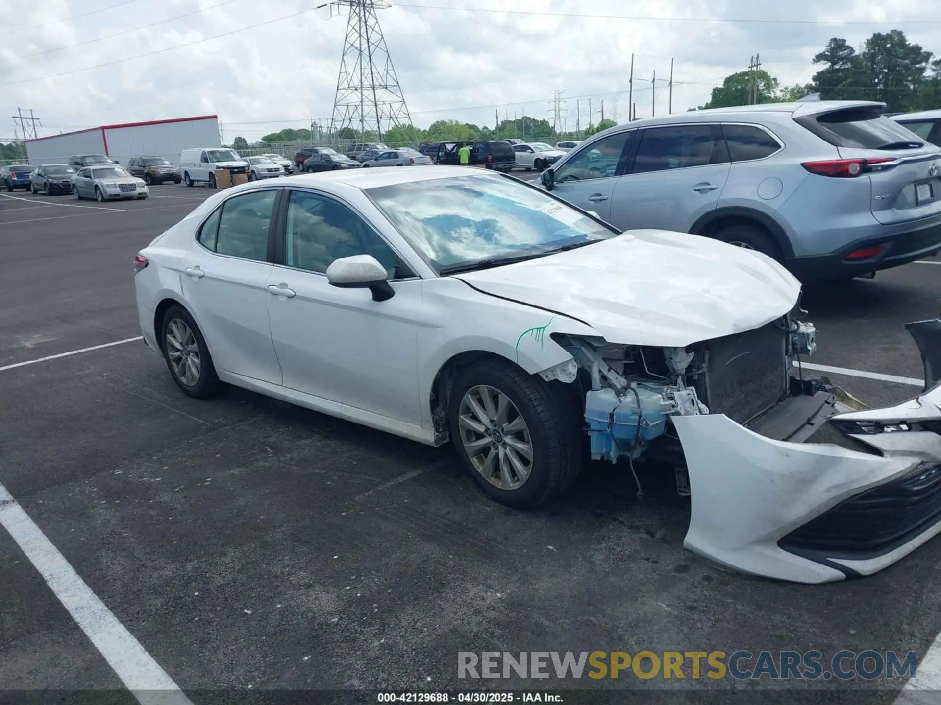 1 Photograph of a damaged car 4T1B11HK2KU743445 TOYOTA CAMRY 2019
