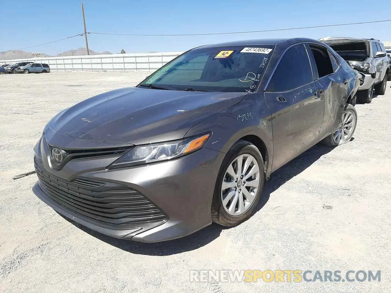 2 Photograph of a damaged car 4T1B11HK2KU782729 TOYOTA CAMRY 2019