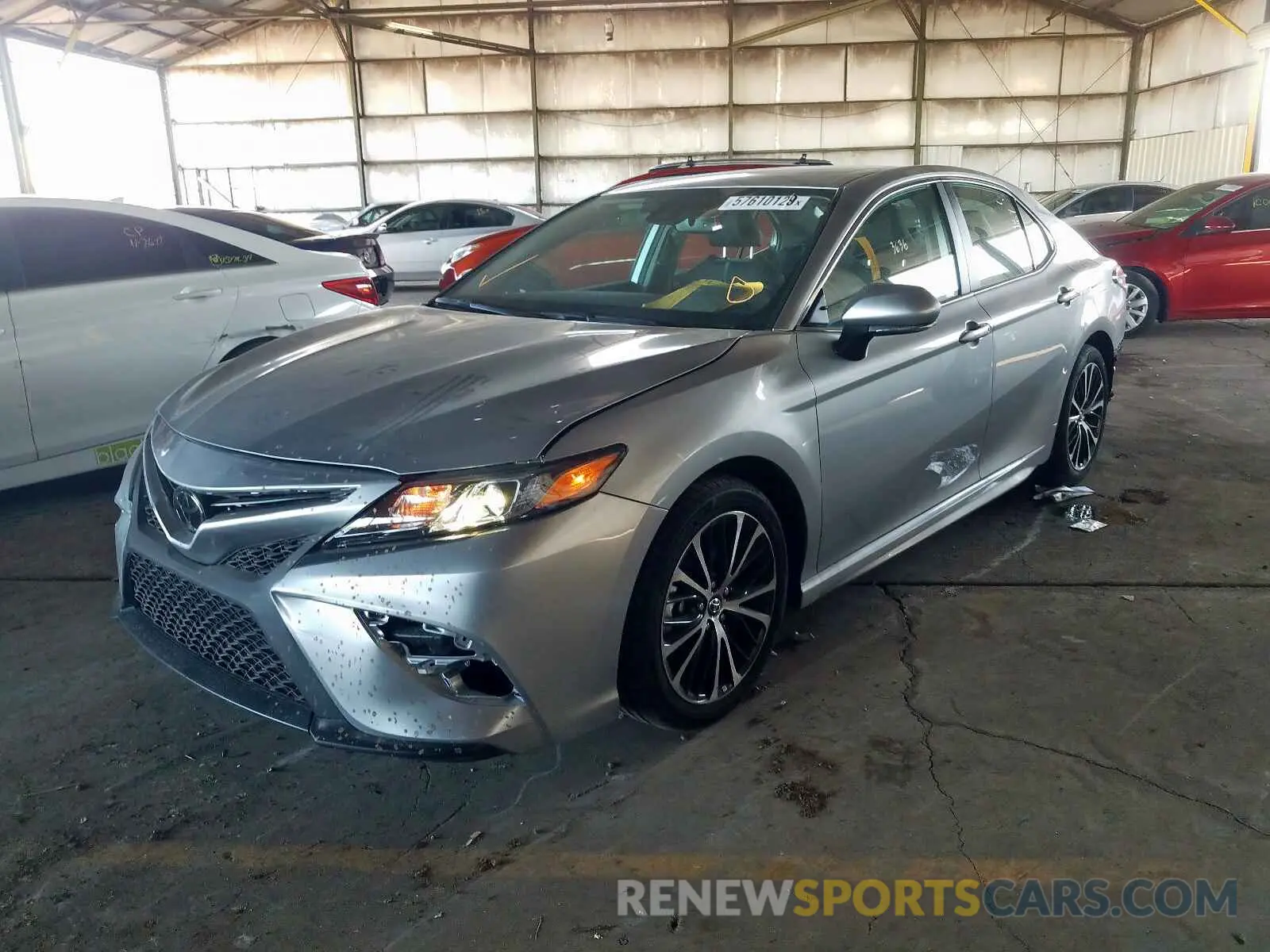 2 Photograph of a damaged car 4T1B11HK2KU791253 TOYOTA CAMRY 2019