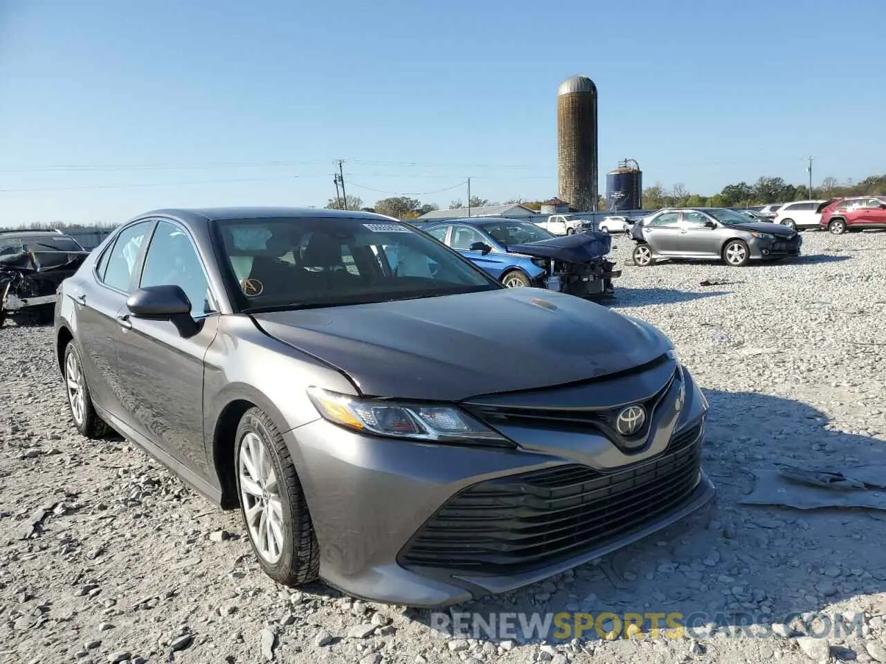 1 Photograph of a damaged car 4T1B11HK2KU817687 TOYOTA CAMRY 2019