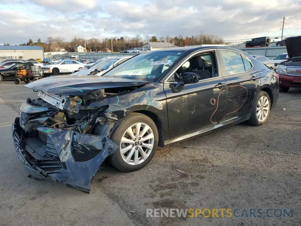 1 Photograph of a damaged car 4T1B11HK2KU824901 TOYOTA CAMRY 2019