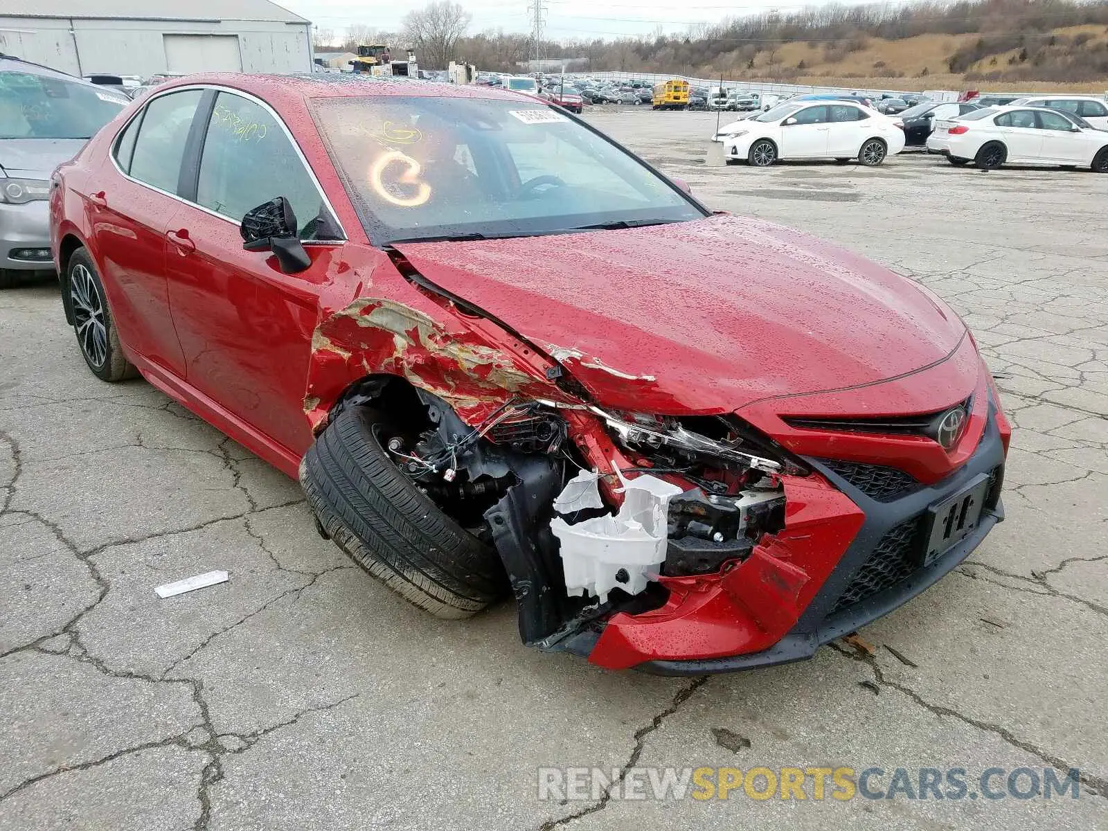 1 Photograph of a damaged car 4T1B11HK3KU172385 TOYOTA CAMRY 2019